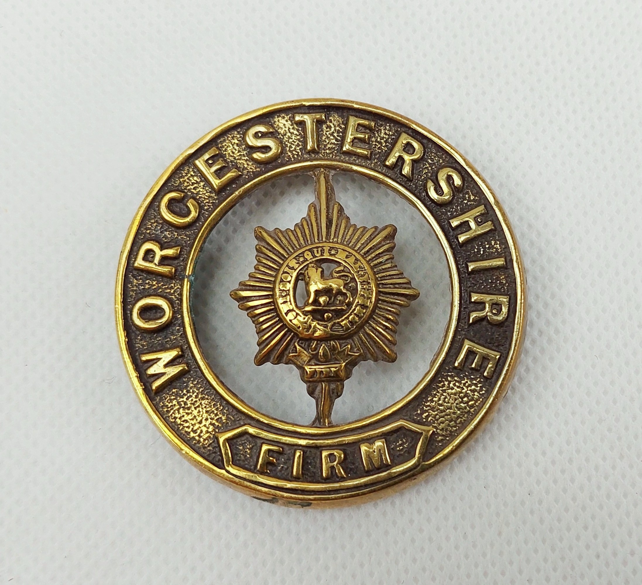 Worcestershire Regiment Helmet Plate Centre