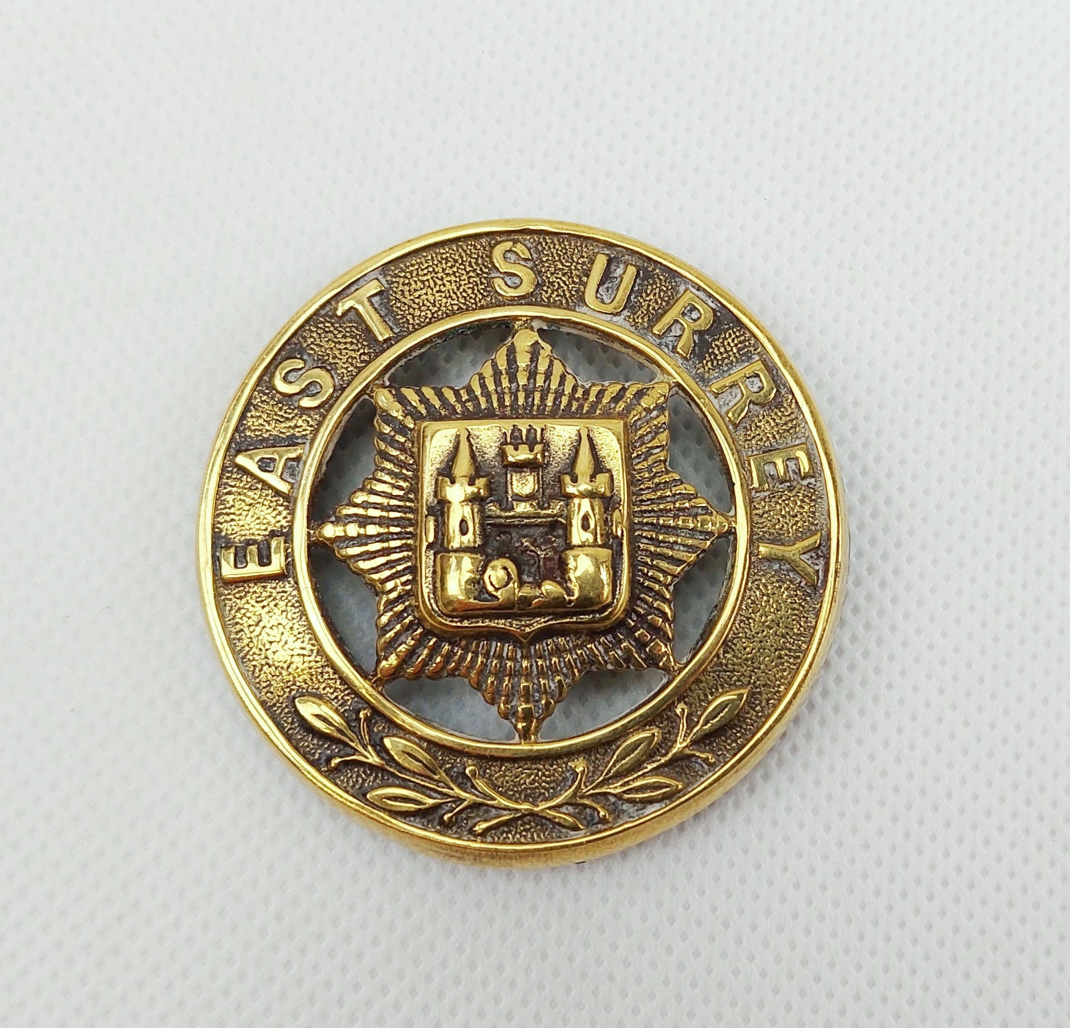 East Surrey Regiment Helmet Plate Centre