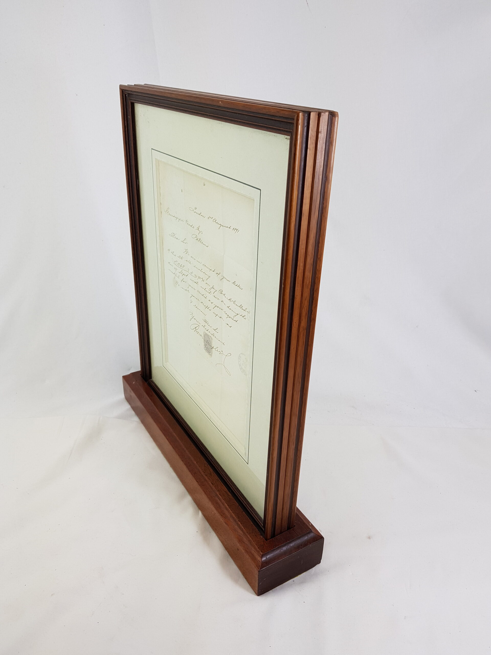 Letter to Composer Giuseppe Verdi Esq Palermo dated 1871 - Image 8