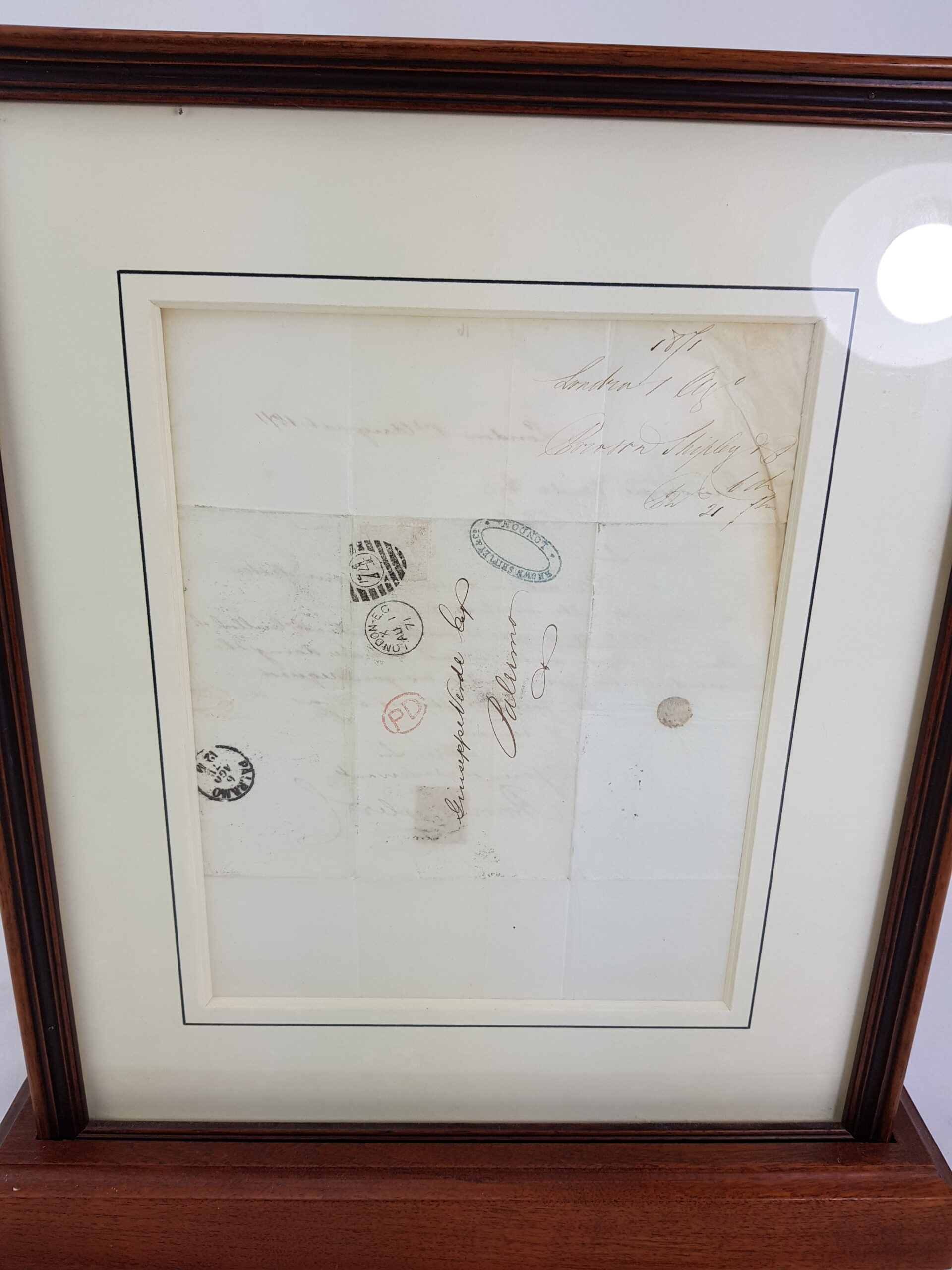 Letter to Composer Giuseppe Verdi Esq Palermo dated 1871 - Image 6