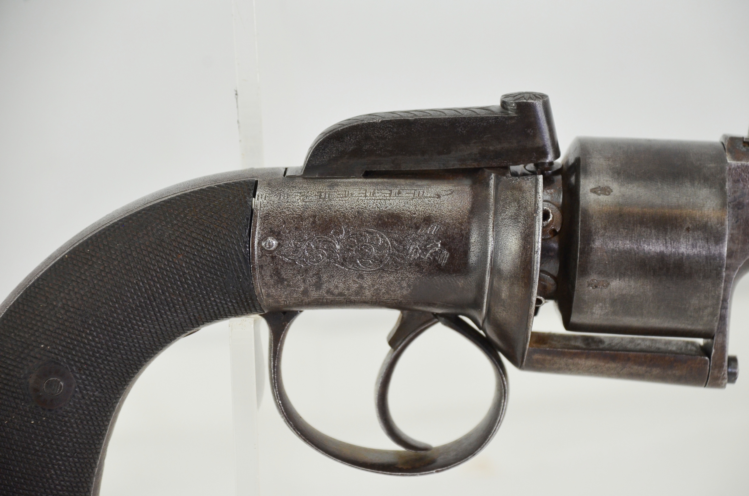 Nock Transitional 6-shot Percussion British Revolver - Image 2