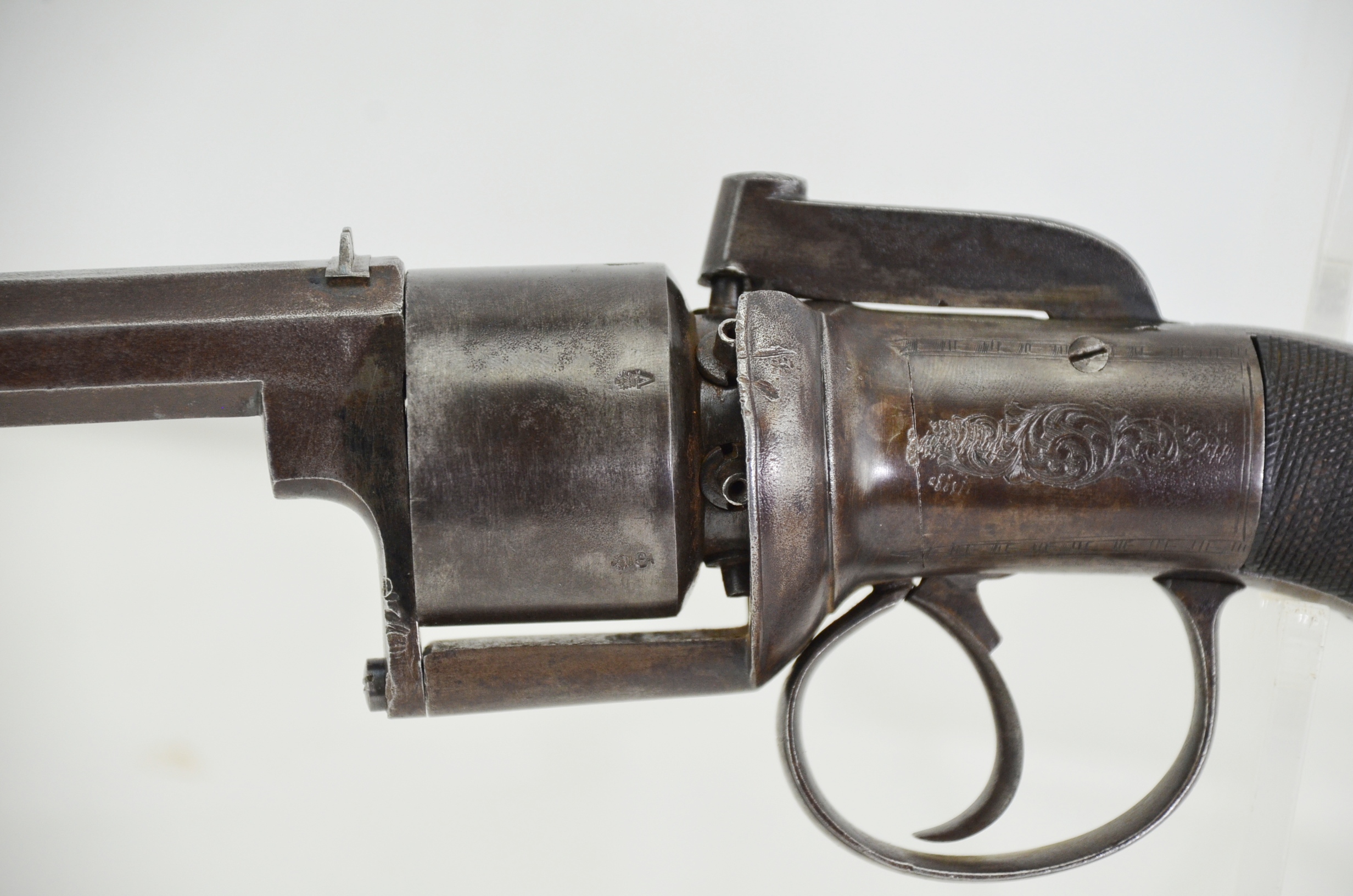 Nock Transitional 6-shot Percussion British Revolver - Image 5