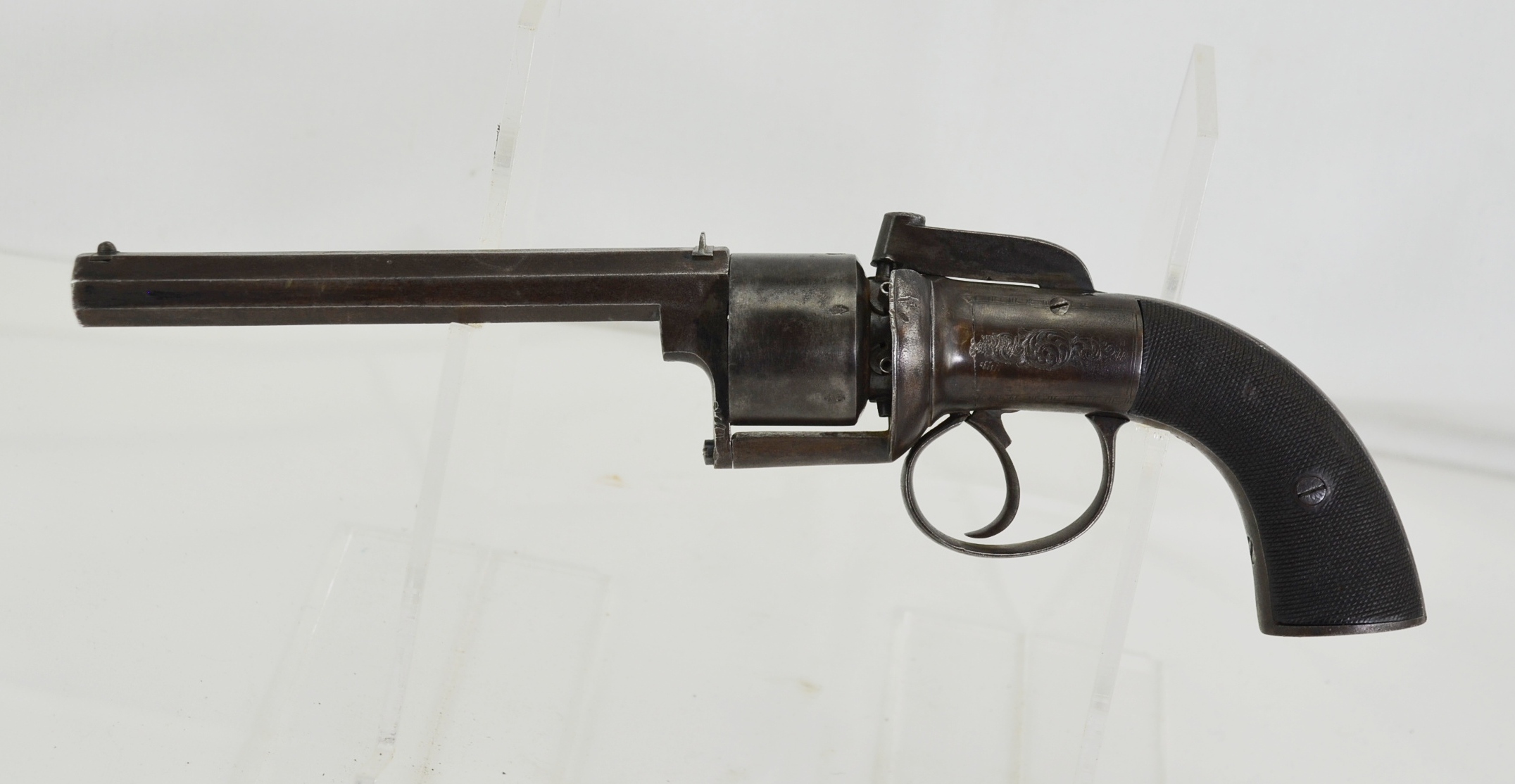 Nock Transitional 6-shot Percussion British Revolver - Image 6