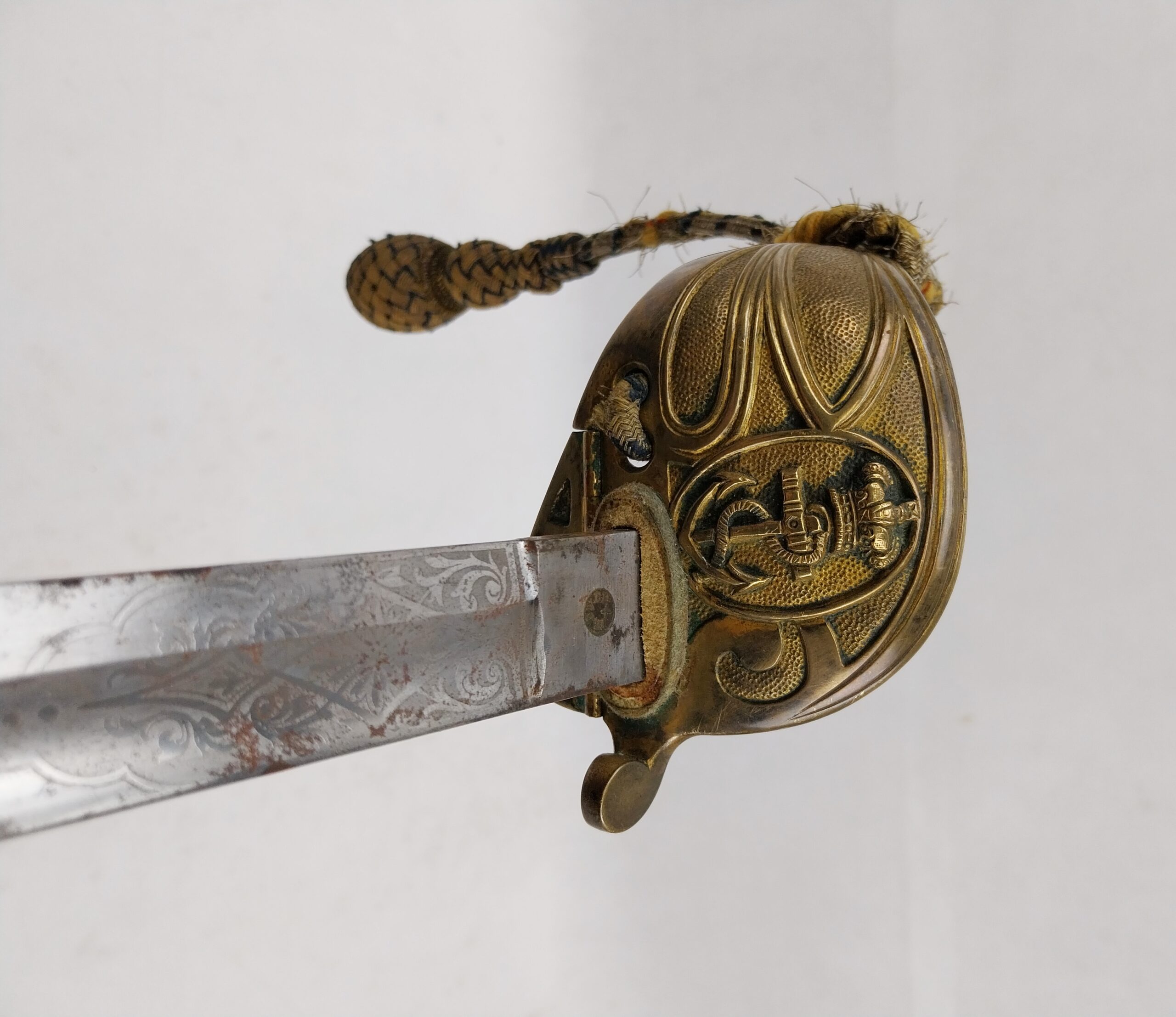 Victorian 1827 Pattern Royal Navy Officers Sword and Scabbard - Image 8