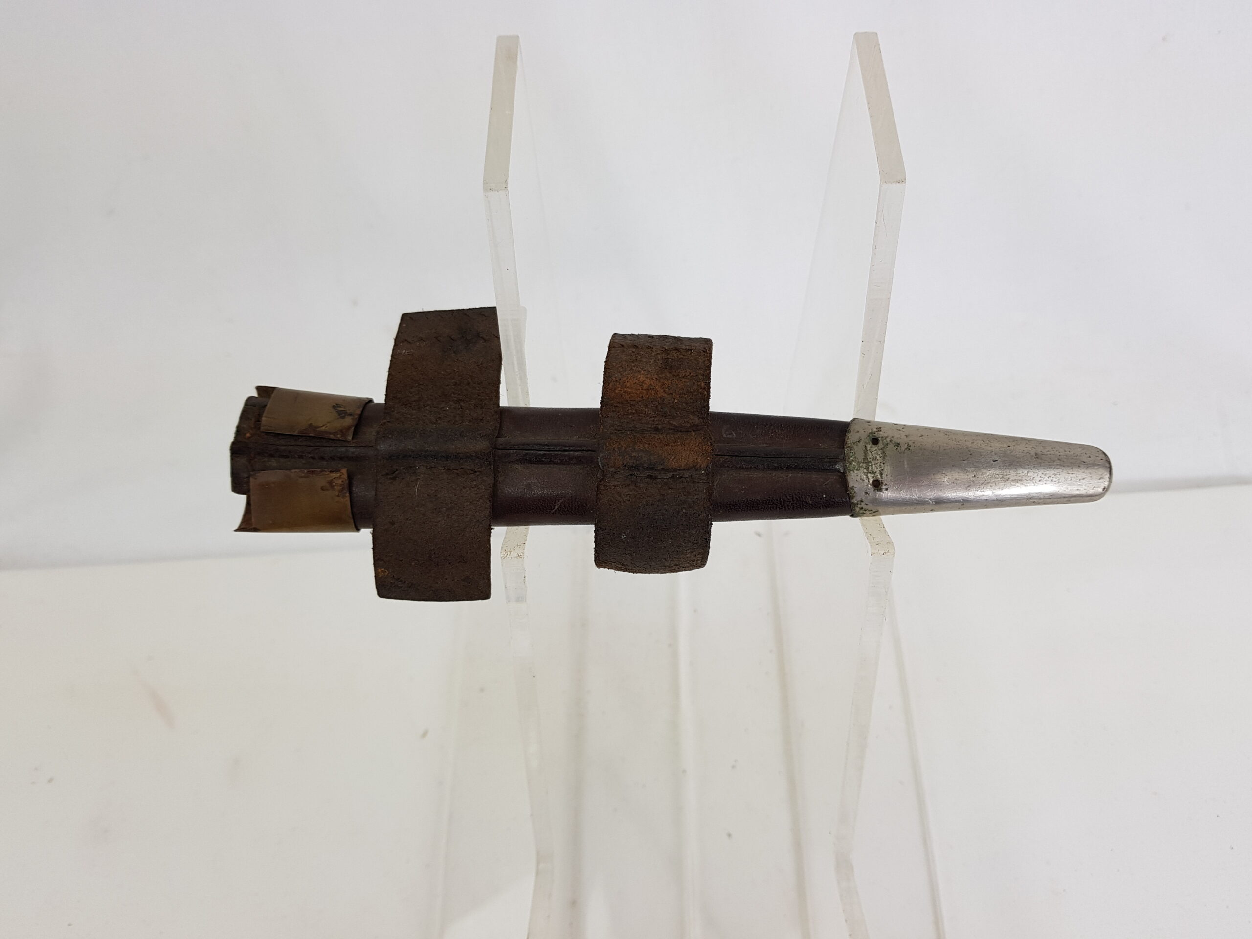 WW2 British Nickle Second Pattern Commando Fairbairn Sykes Fighting Knife belonging to John Vodden 9 Commandos - Image 11