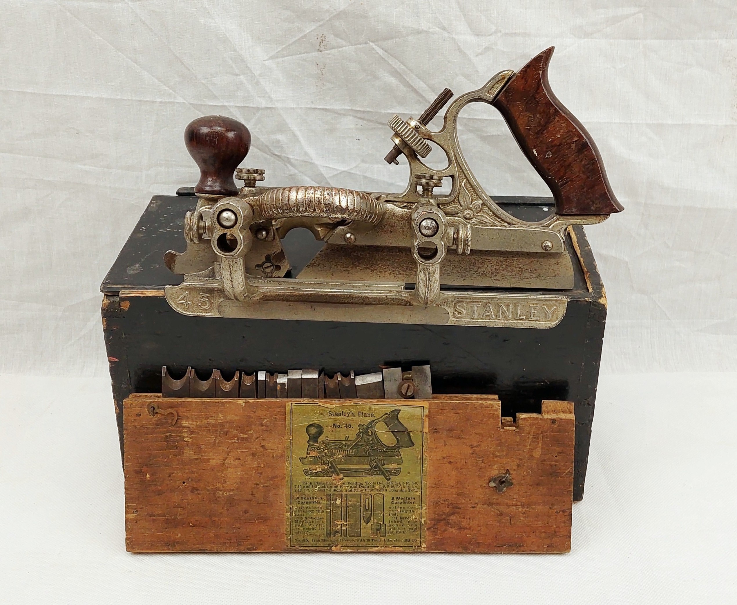 1896 Pattern American Stanley Type 45 Combination Plane