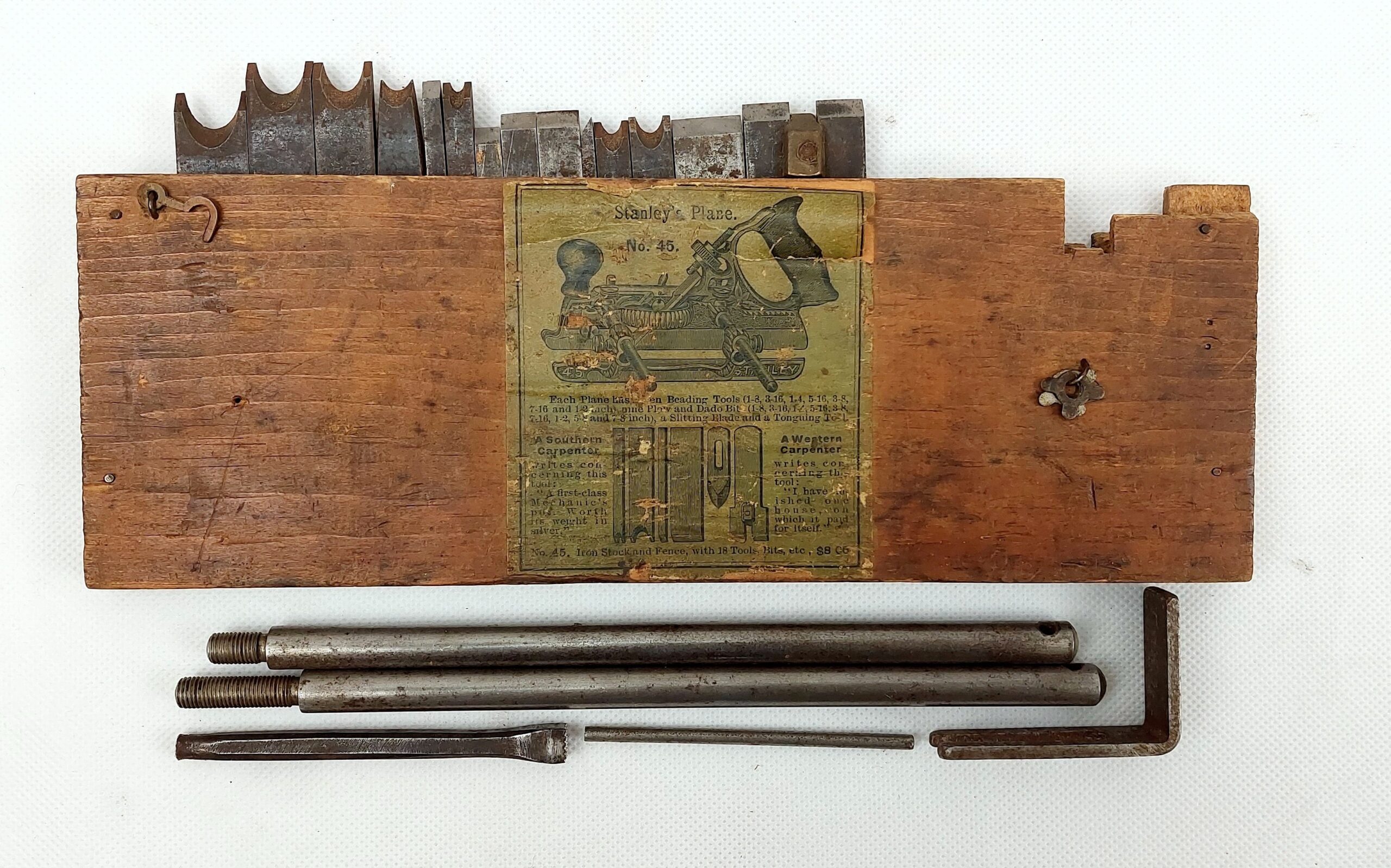 1896 Pattern American Stanley Type 45 Combination Plane - Image 5