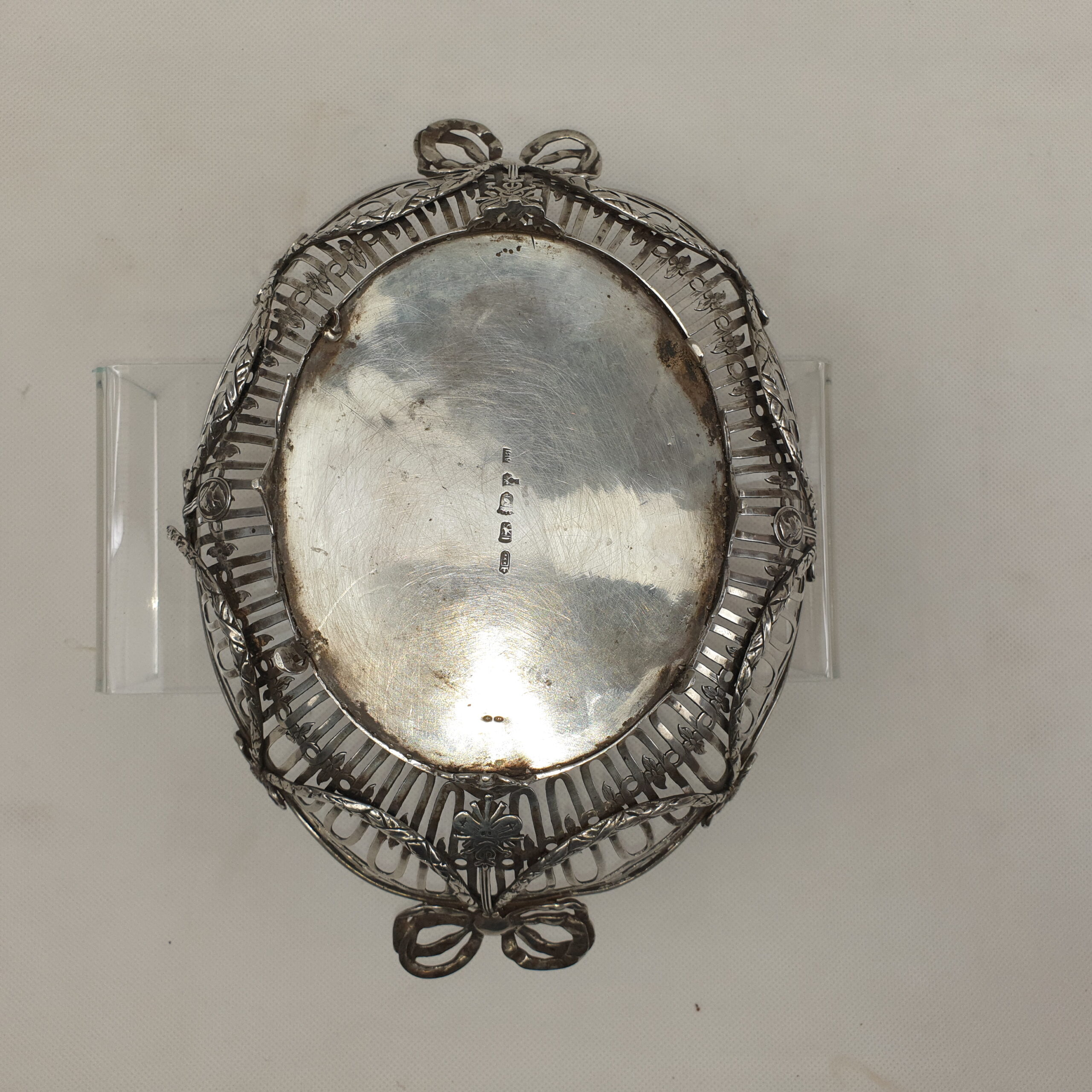 19th Century Silver Bread Basket by Pier van der Woude Family - Image 17
