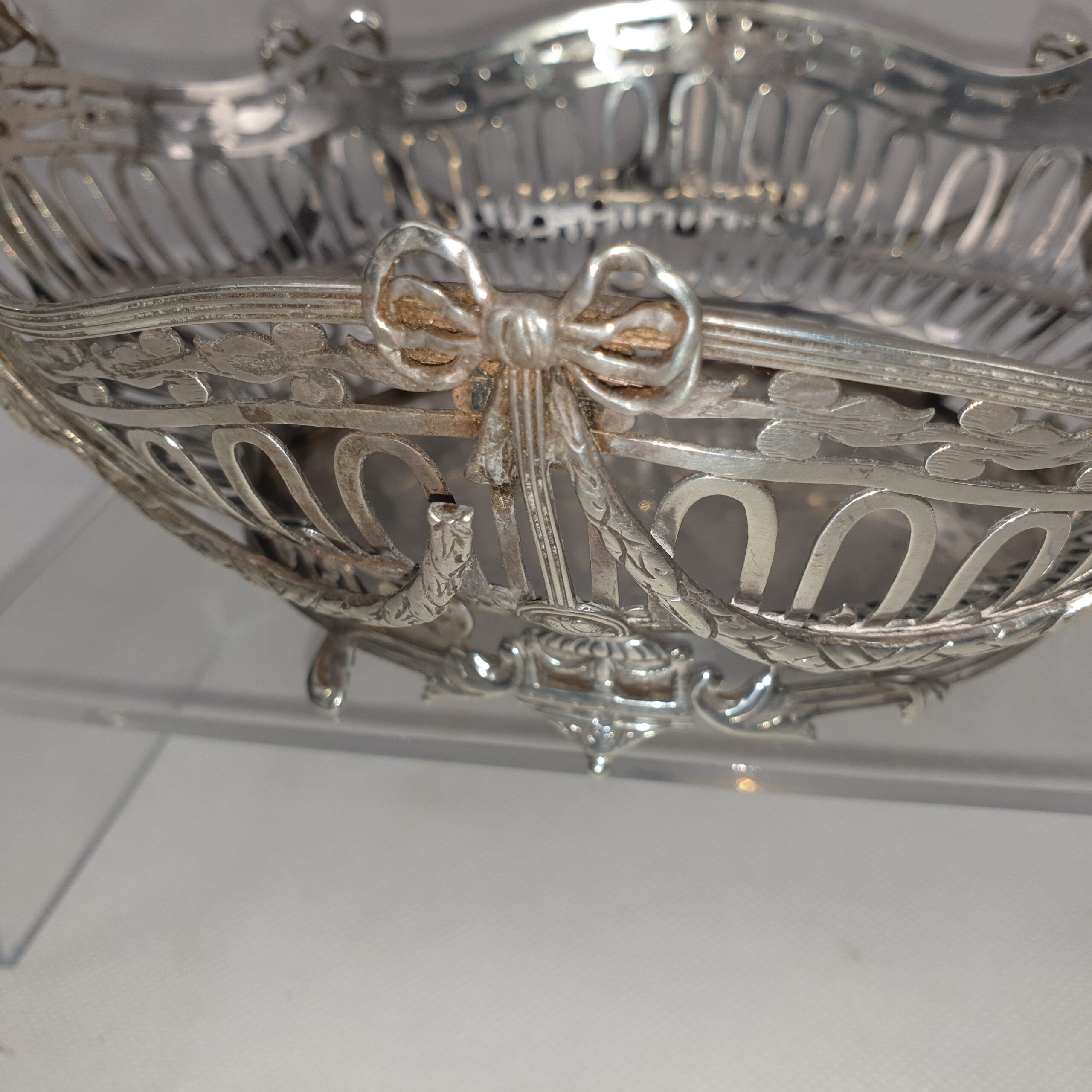 19th Century Silver Bread Basket by Pier van der Woude Family - Image 5