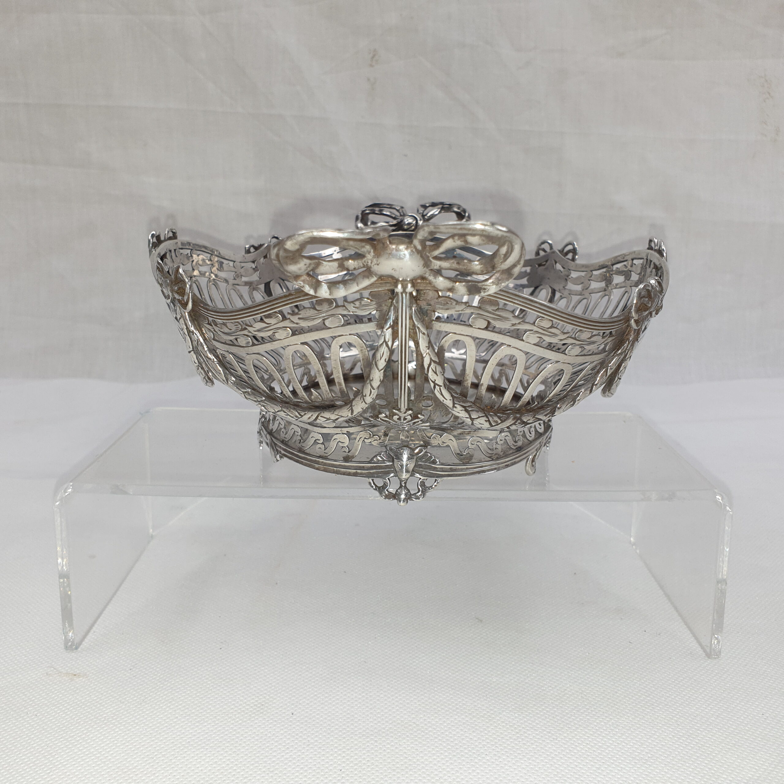 19th Century Silver Bread Basket by Pier van der Woude Family - Image 6