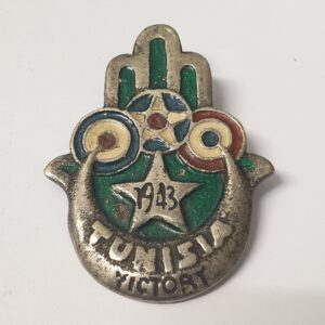 Desert Air Force 1943 Victory in Tunisia Locally Made Badge