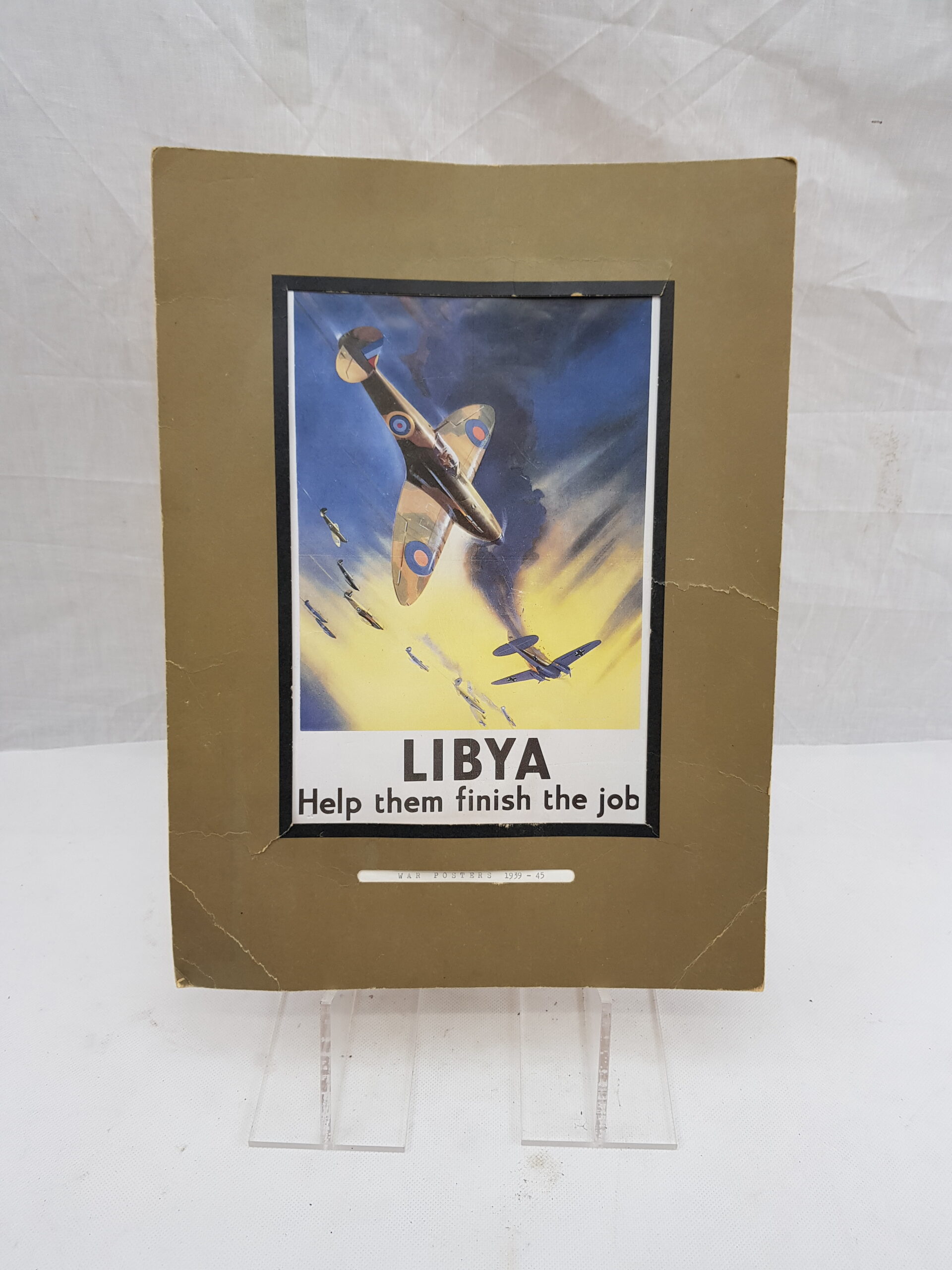 British WWII Propaganda Poster Libya