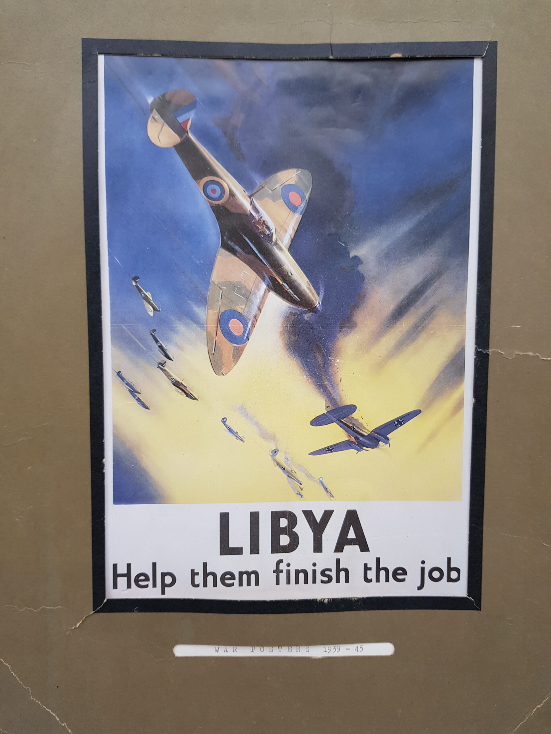 British WWII Propaganda Poster Libya - Image 2