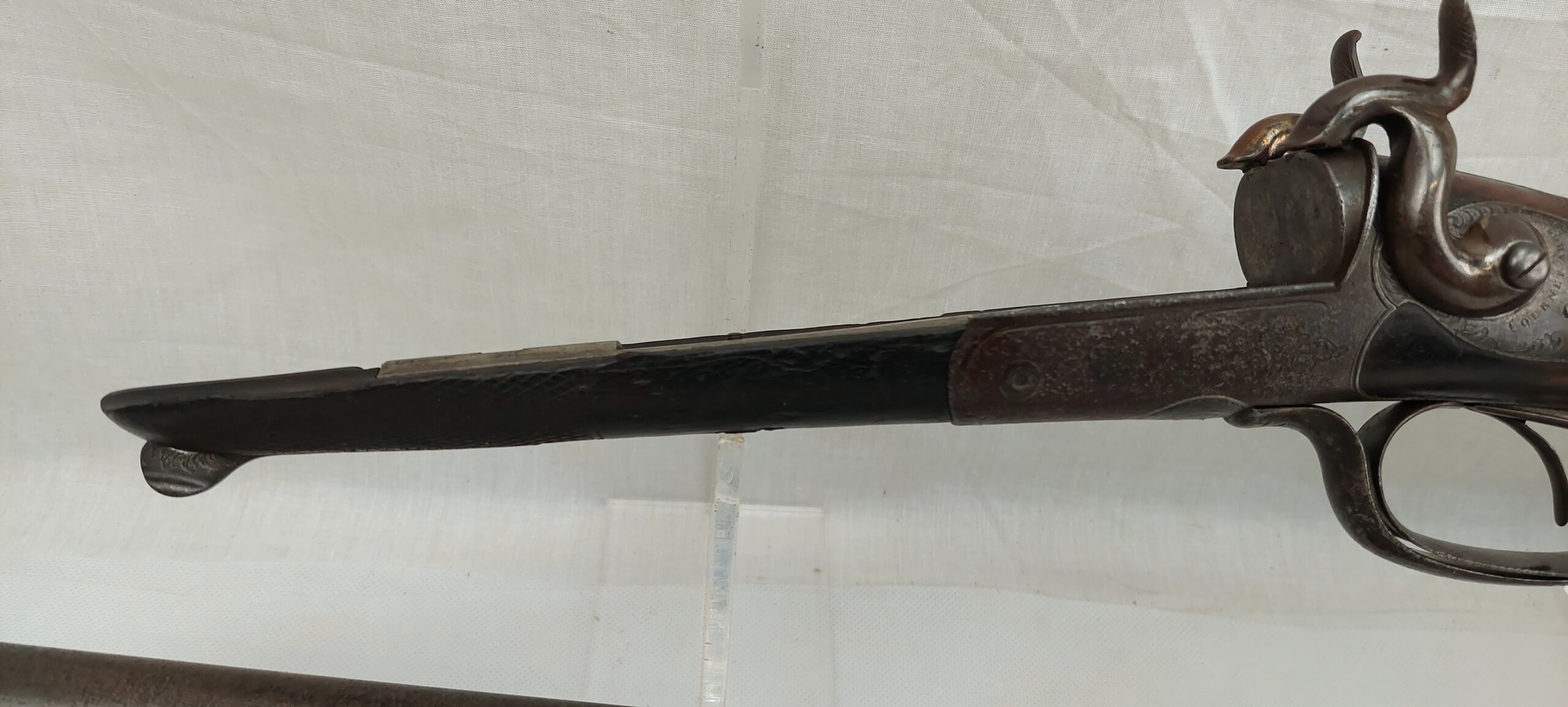 Cased Damascus Barrel Shotgun - Image 29