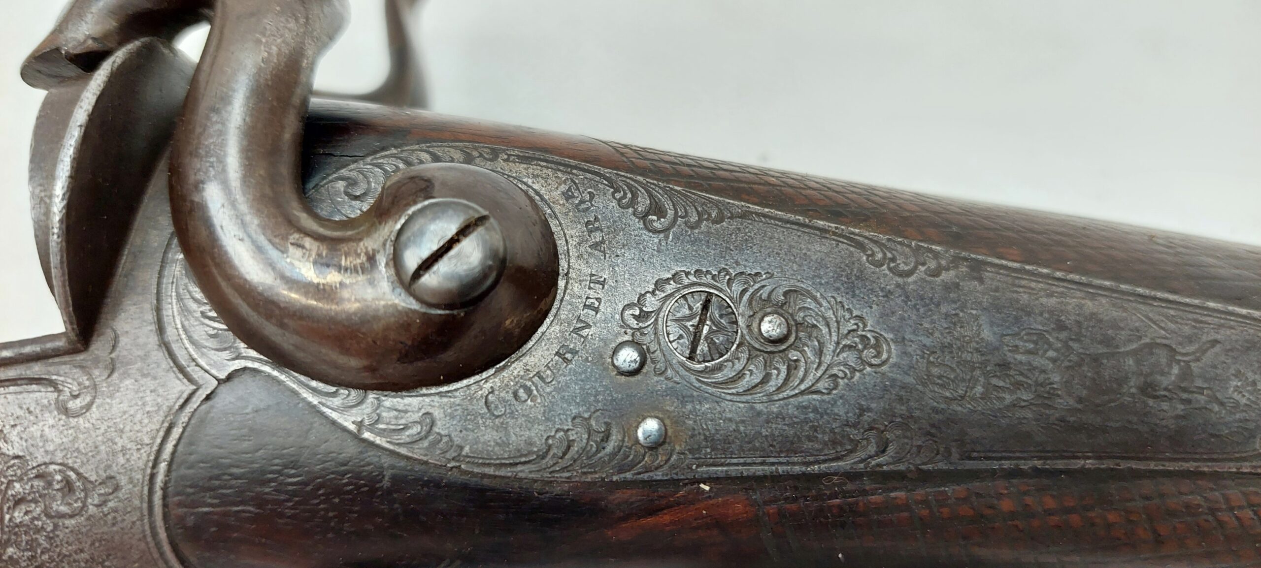 Cased Damascus Barrel Shotgun - Image 28