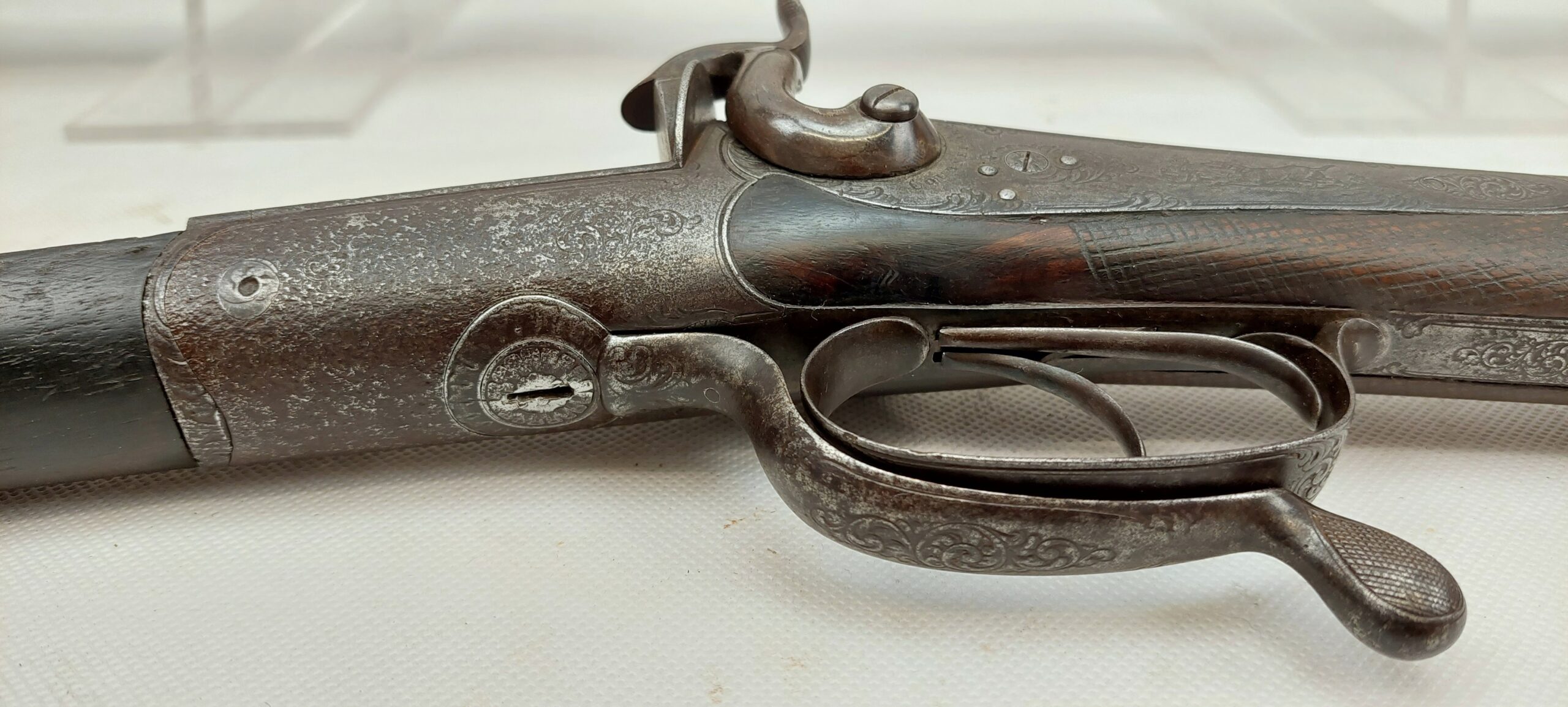 Cased Damascus Barrel Shotgun - Image 27