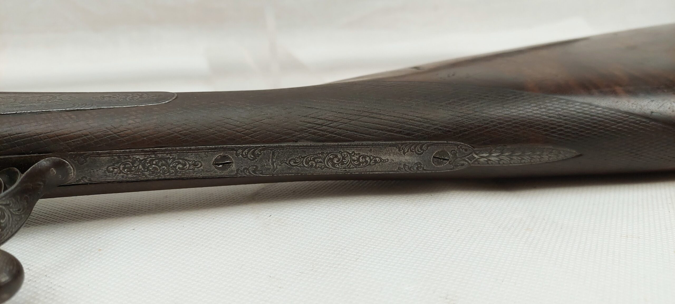 Cased Damascus Barrel Shotgun - Image 17