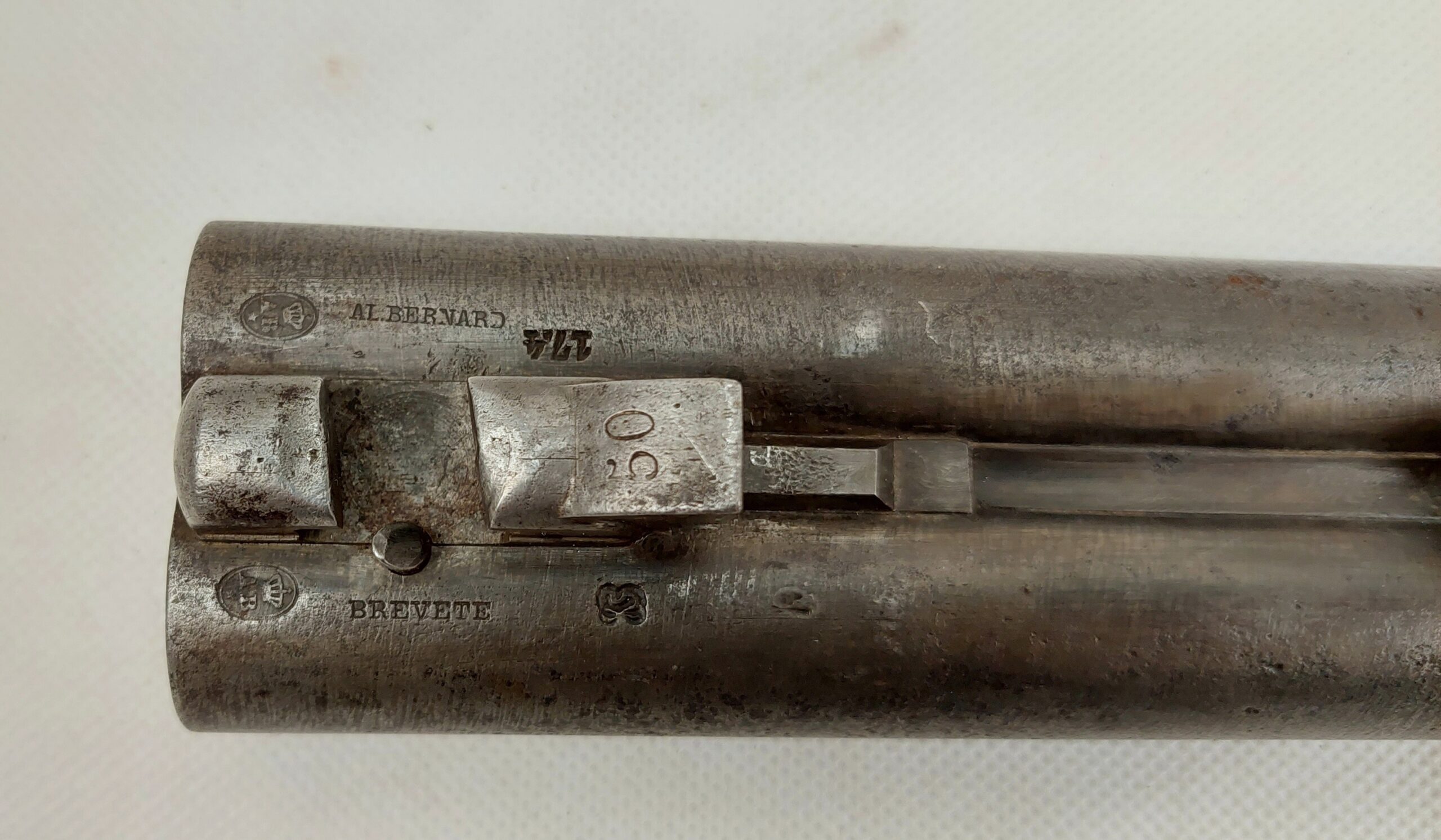 Cased Damascus Barrel Shotgun - Image 14