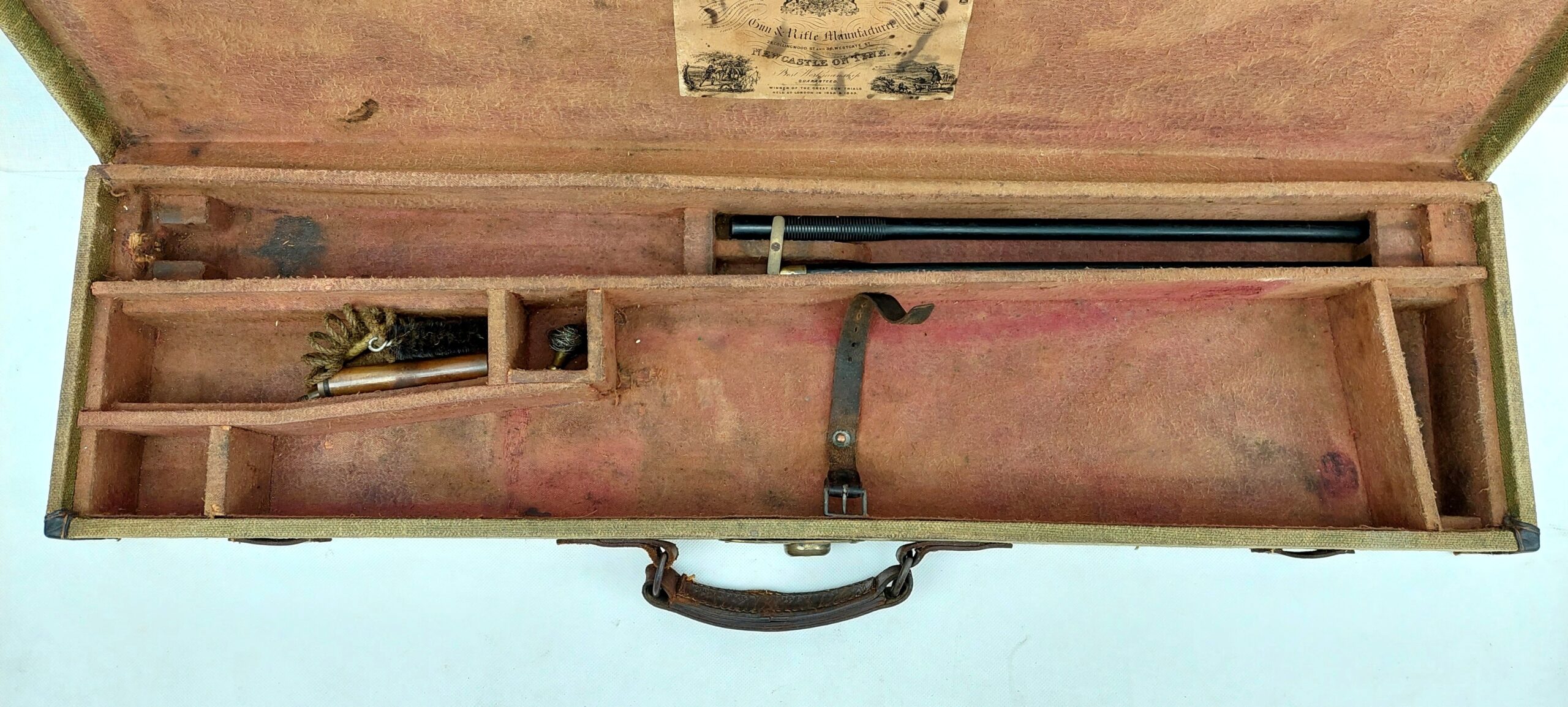 Cased Damascus Barrel Shotgun - Image 22