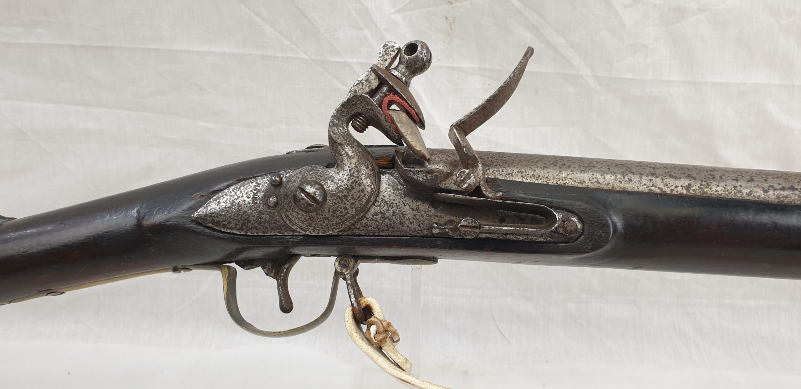 Circa 1778 Sea Service Pattern Tower Brown Bess Musket and Sling - Image 3