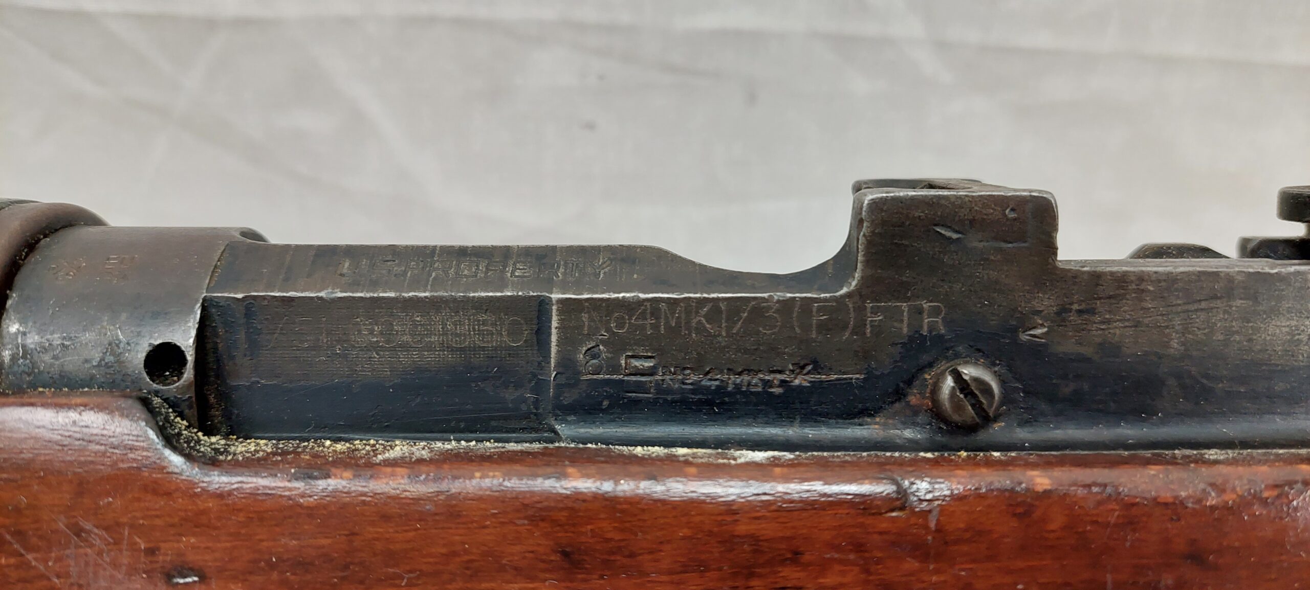 British Service Lee Enfield No 4 Mk 1* Rifle - EU Specification Deactivated - Image 15
