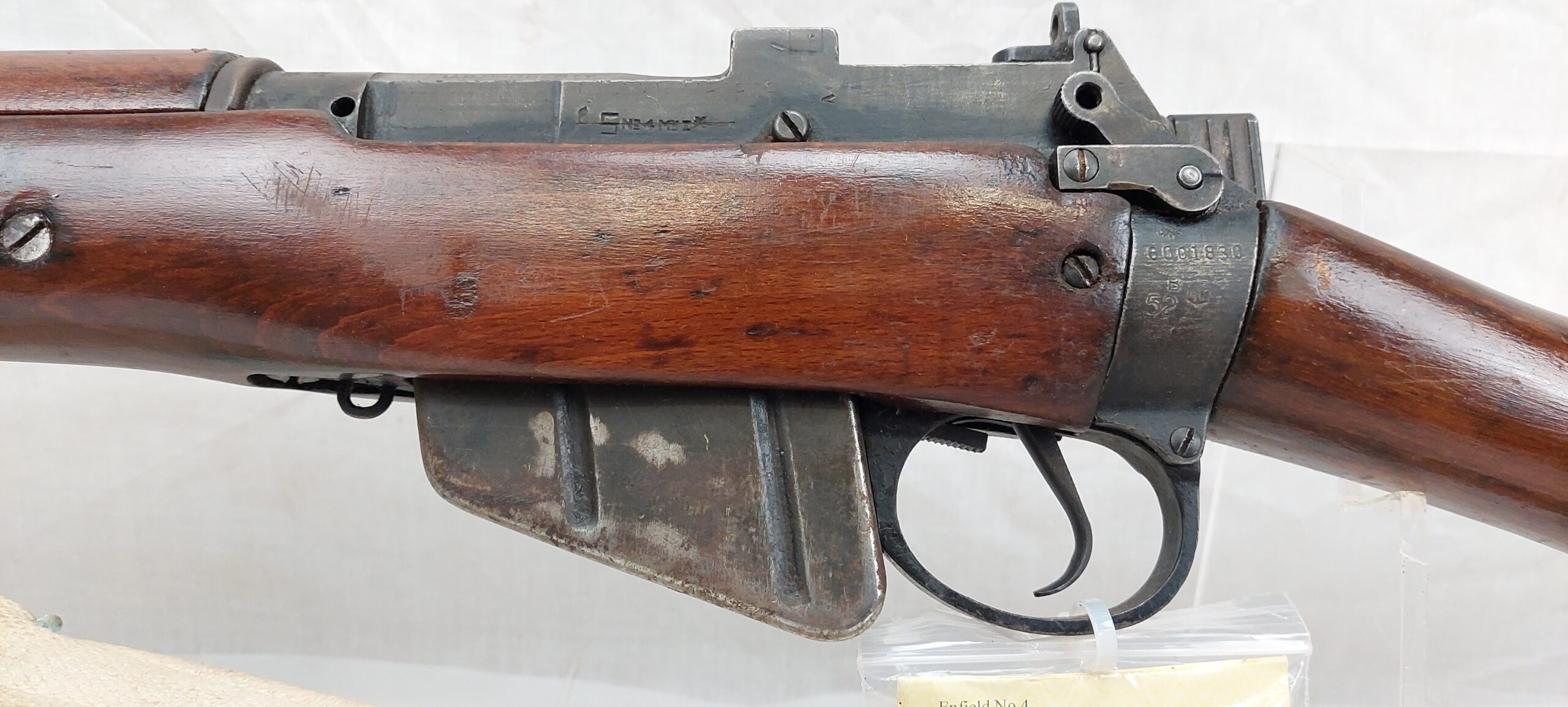 British Service Lee Enfield No 4 Mk 1* Rifle - EU Specification Deactivated - Image 13