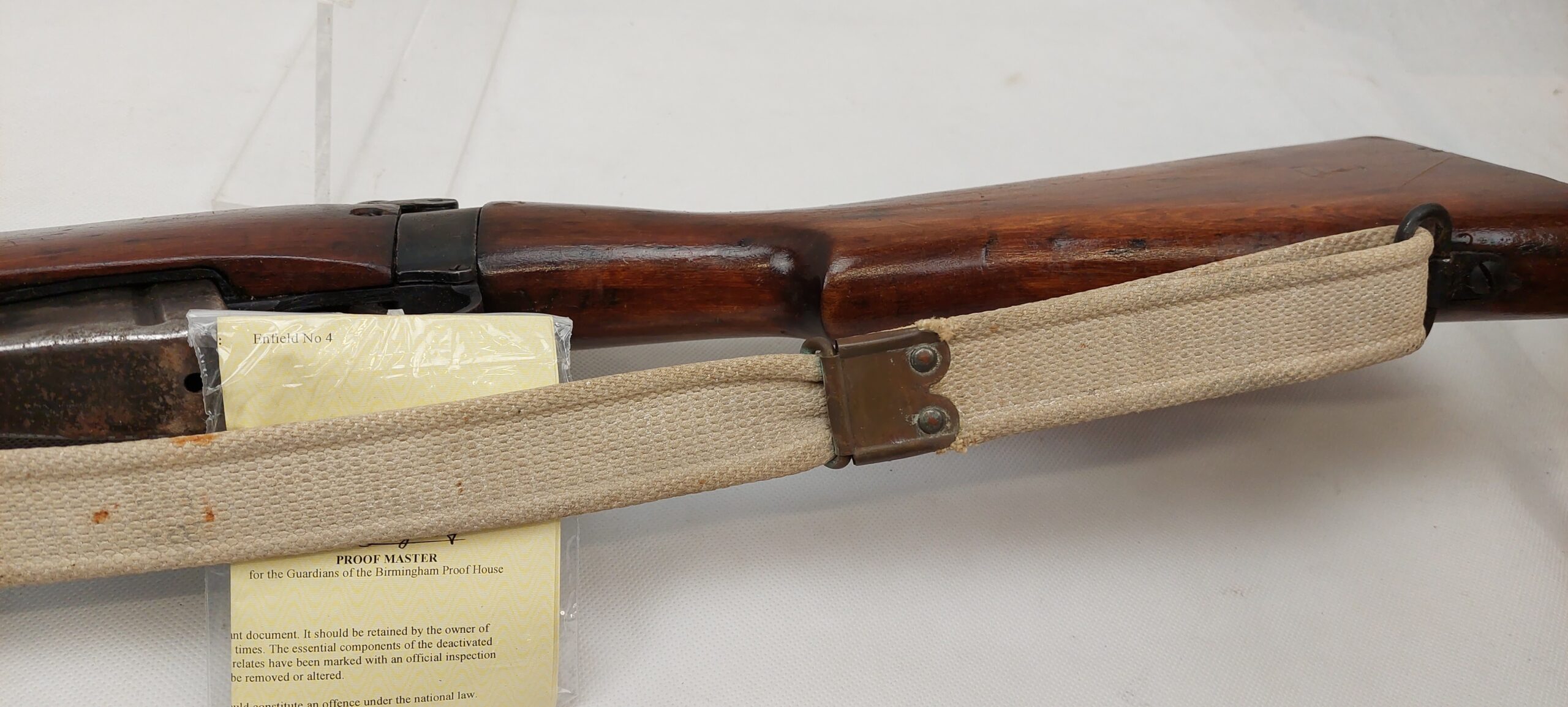 British Service Lee Enfield No 4 Mk 1* Rifle - EU Specification Deactivated - Image 8