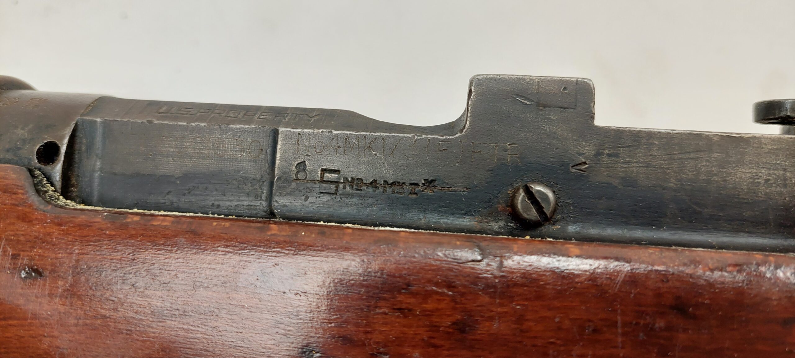 British Service Lee Enfield No 4 Mk 1* Rifle - EU Specification Deactivated - Image 6
