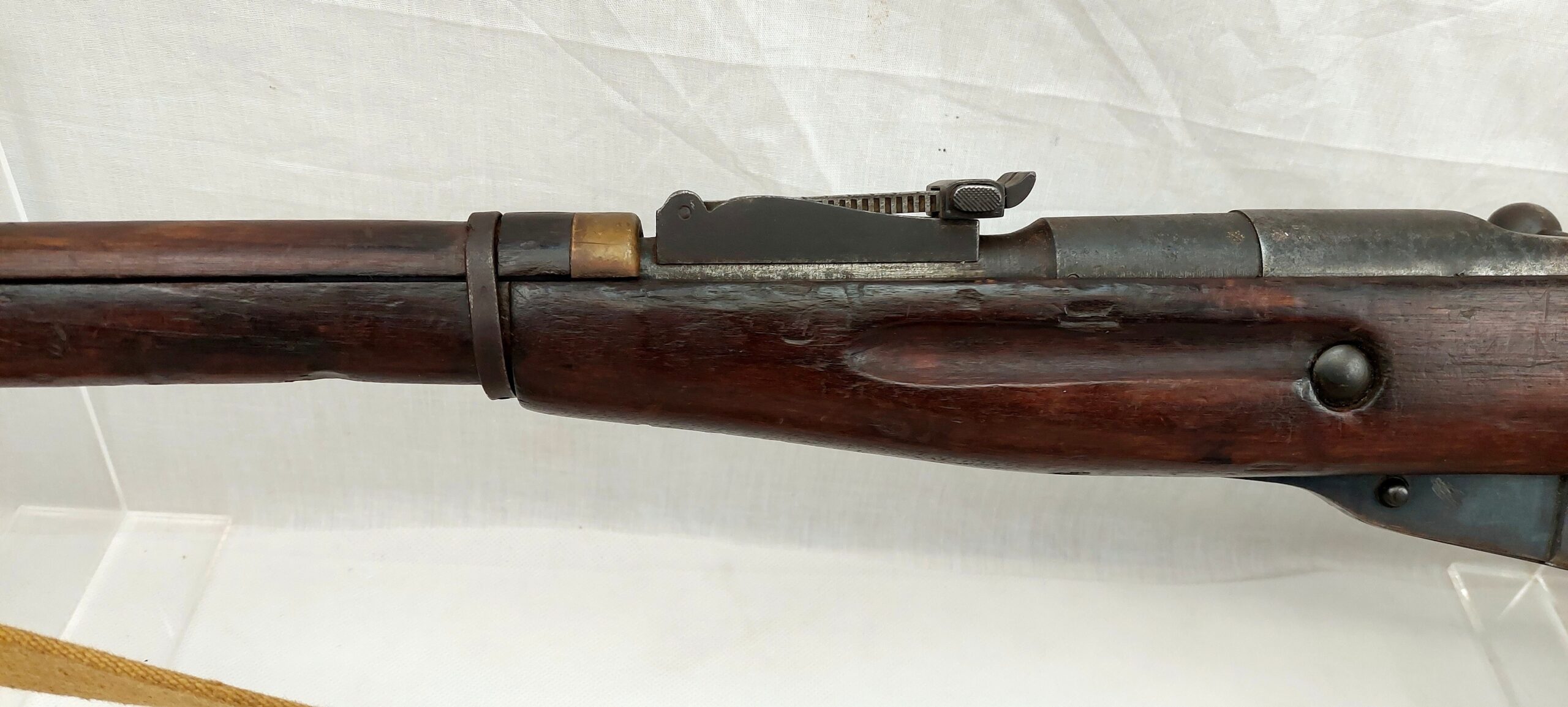 EU Specification Deactivated Mosin Nagant Rifle And Magazine Pouch - Image 3