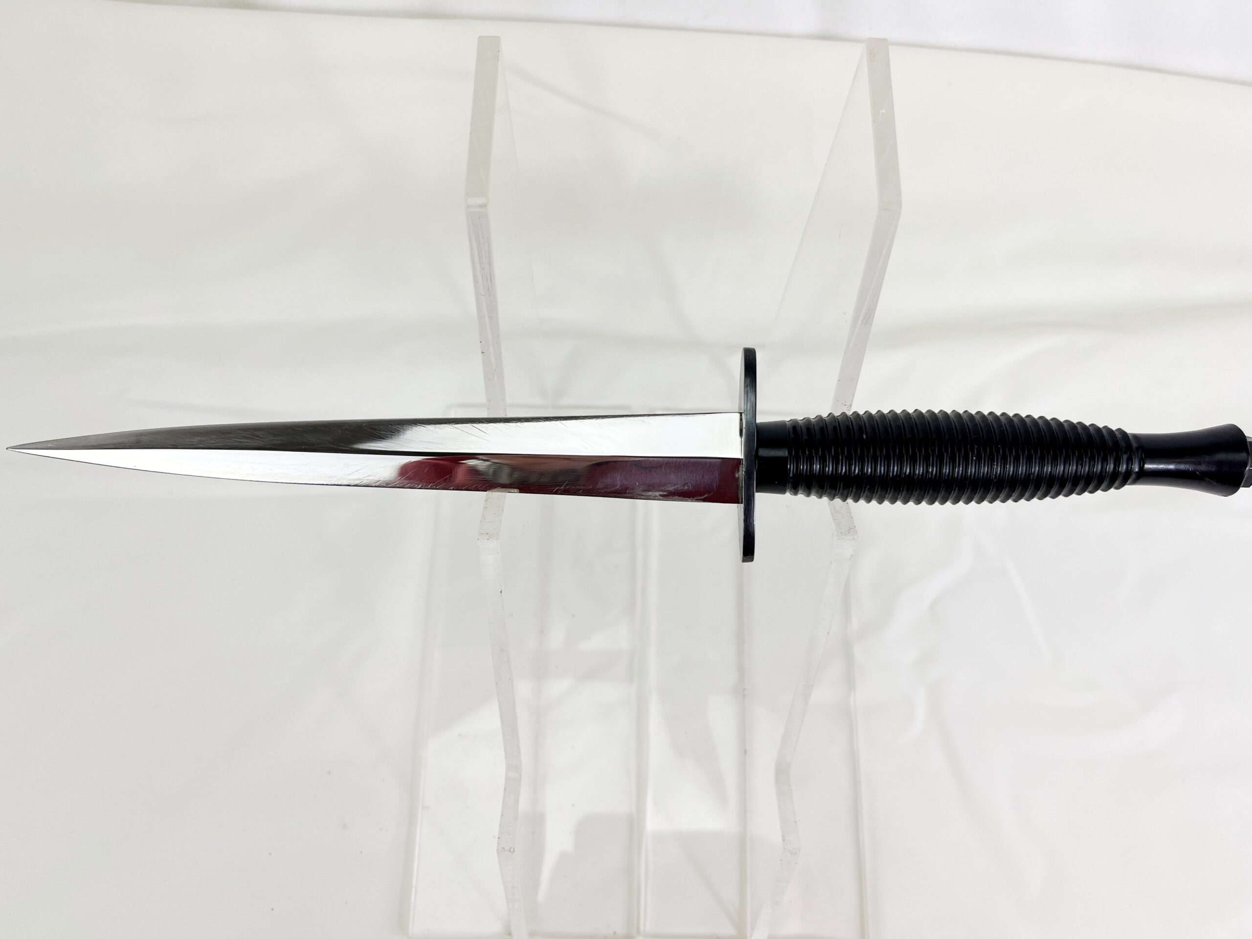 British Fairbairn-Sykes 3rd Pattern Commando Dagger Knife and Scabbard #3