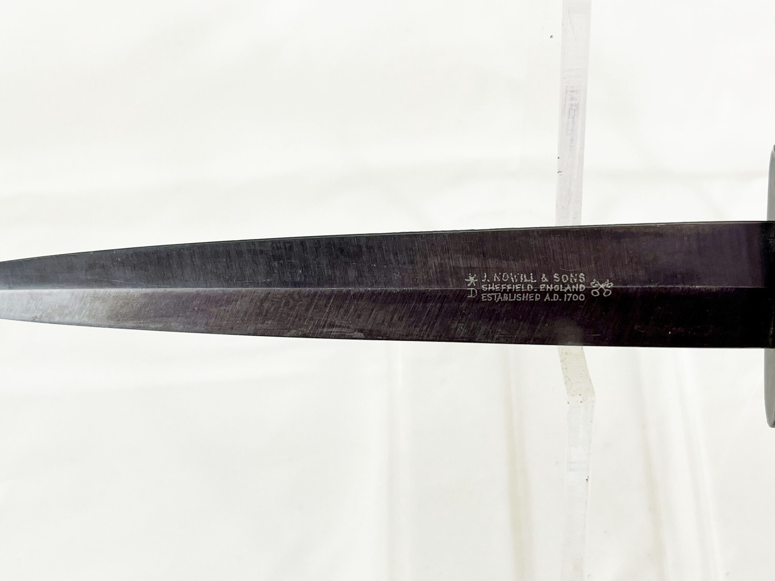 British Fairbairn-Sykes 3rd Pattern Commando Dagger Knife and Scabbard #4 - Image 2