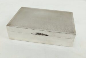 Sterling Silver Cigarette Box – Birmingham 1930