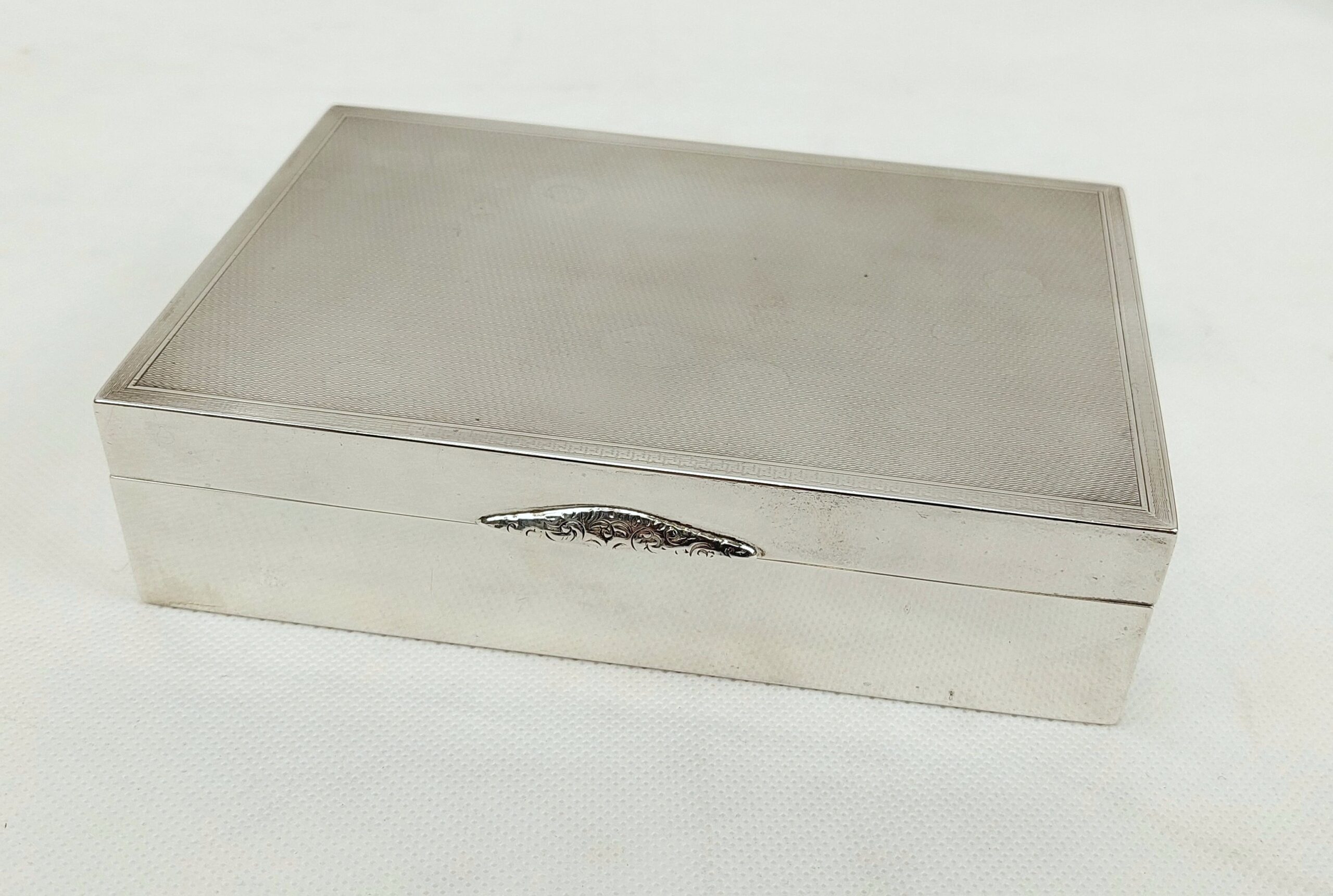 Sterling Silver Cigarette Box – Birmingham 1930