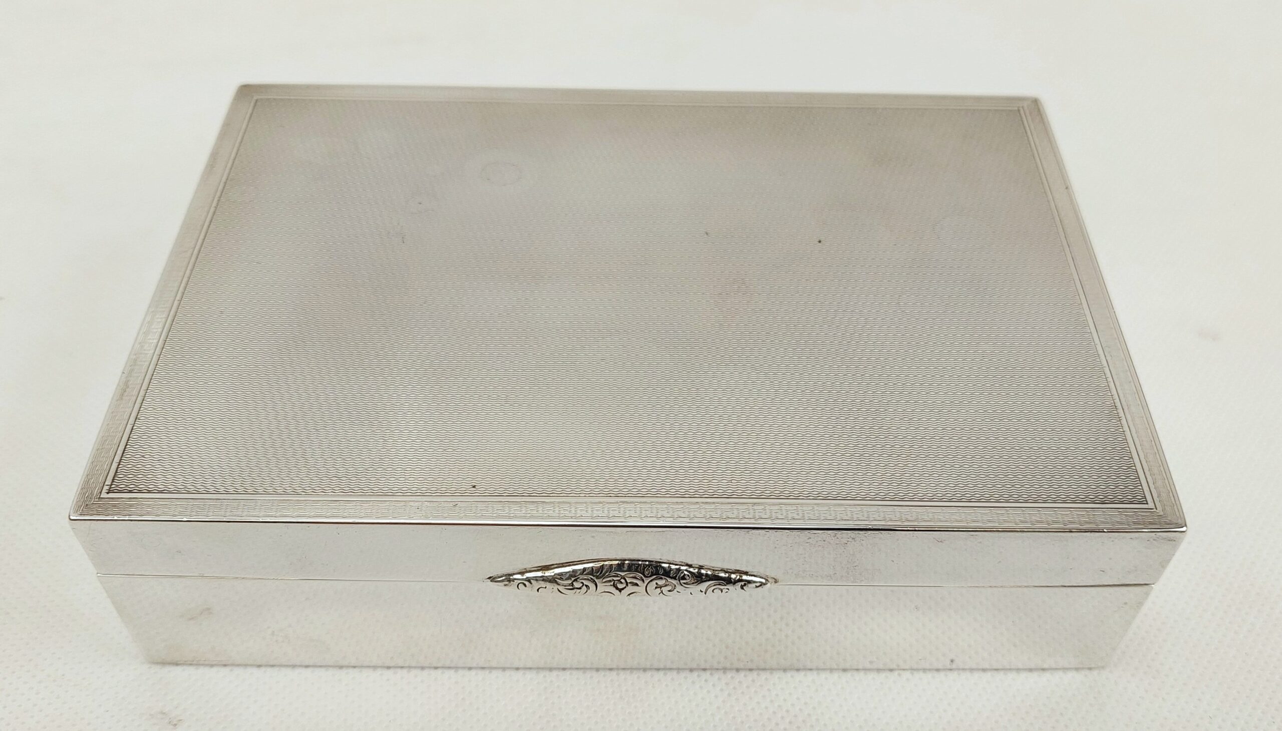 Sterling Silver Cigarette Box – Birmingham 1930 - Image 5