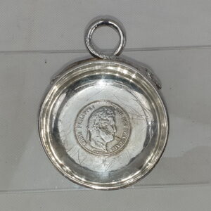 Louis Philippe Ist 1837 Dated 5 Francs Silver Medallion Tray