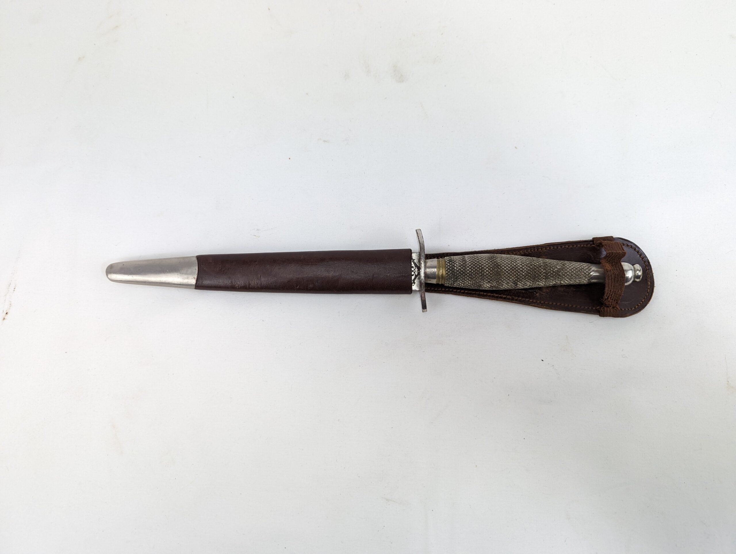 Immaculate First Pattern Wilkinson Fairbairn Sykes Commando Fighting Knife and Scabbard