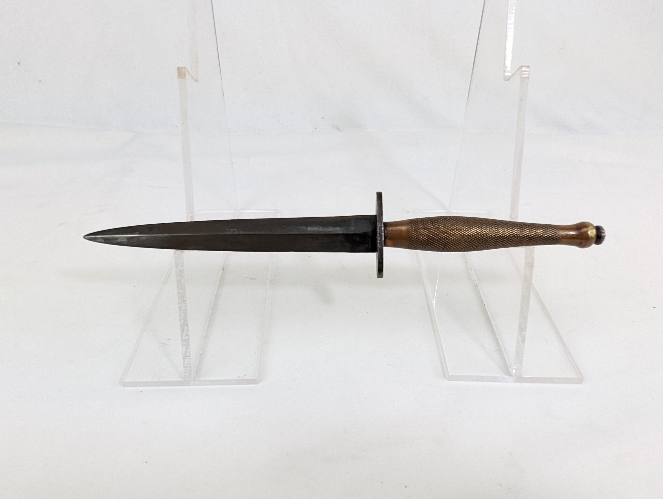 Original WW2 2nd Pattern Fairbairn Sykes Commando Fighting Knife and Scabbard #2