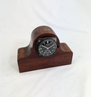 WW2 German Luftwaffe 8-day Cockpit Clock by Kienzle