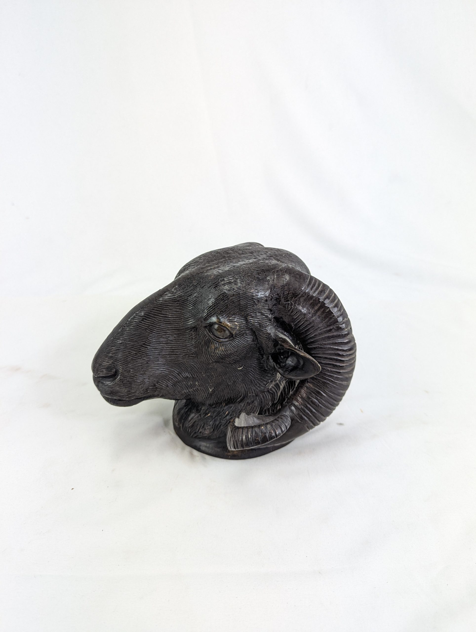 Heavy Bronze Ram’s Head #2 - Image 2