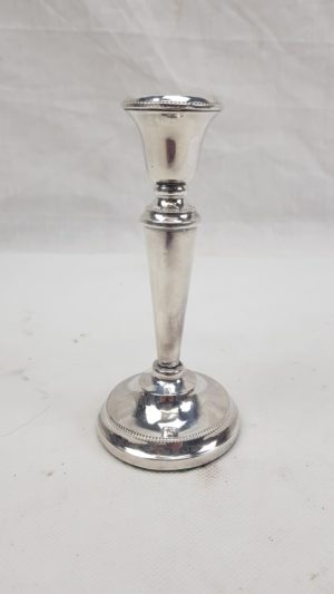 Sterling Silver Candlestick By Marson & Jones Birmingham 1931