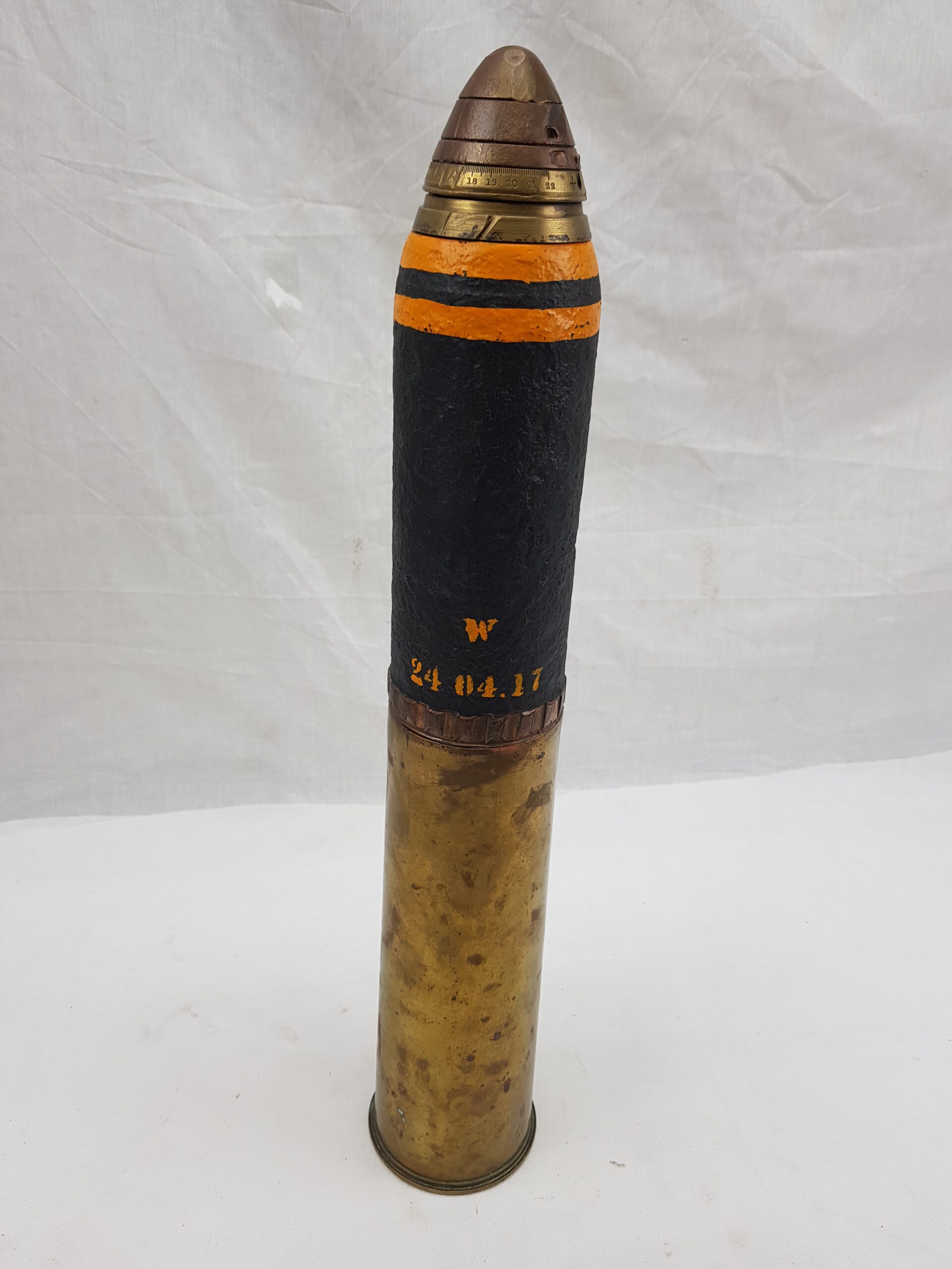 WW1 18 Pounder Complete Inert Shell #4
