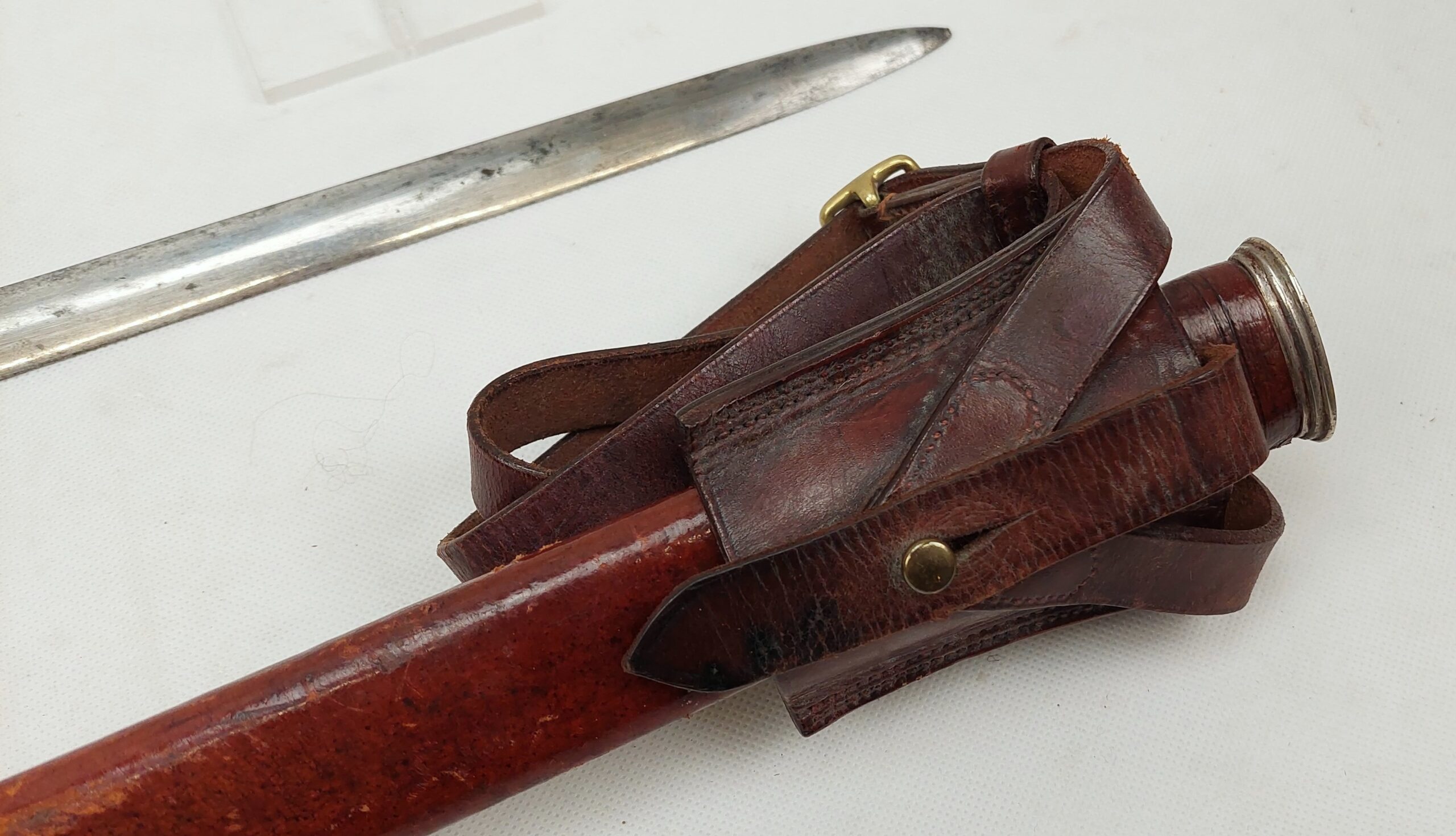 WW1 British Artillery Officers Sword, Scabbard, Frog, Straps And Sword Knot - Image 6