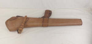 WW1 Era British .303 SMLE Leather Bucket Saddle Rifle Holster - Reproduction