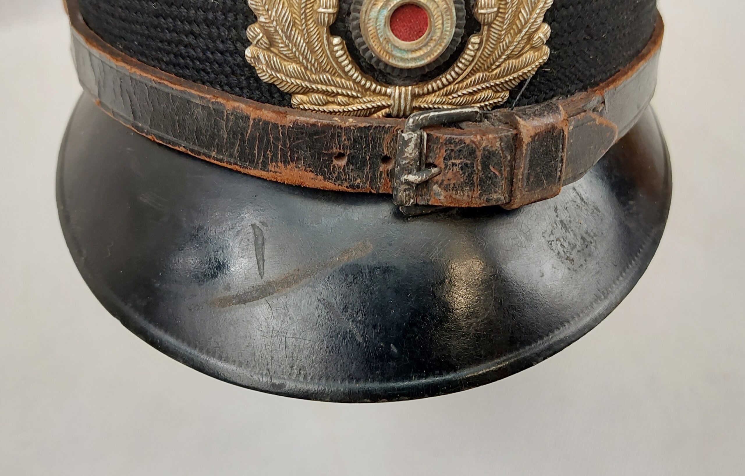 WW2 German Kriegsmarine Officers Visor Cap By Albert Kempf - Image 3