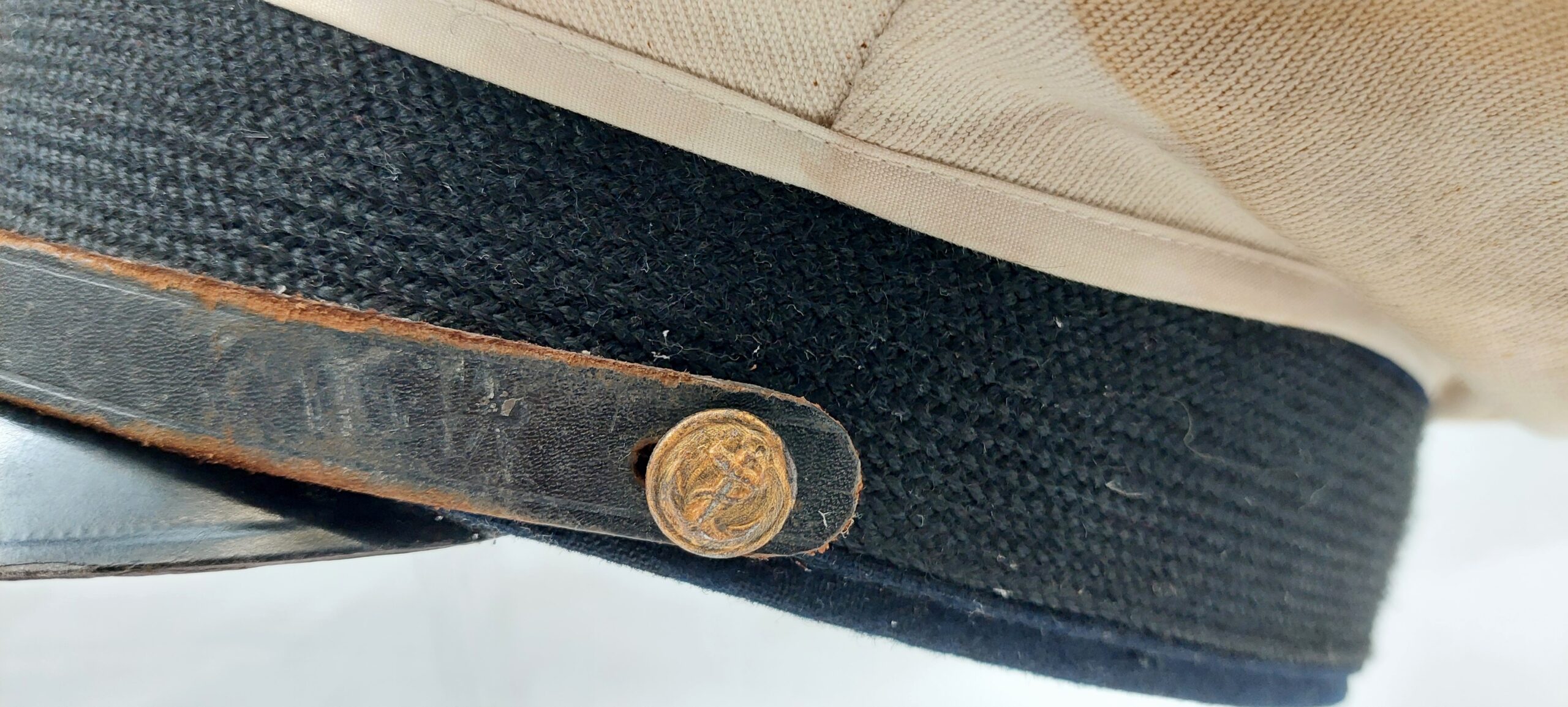 WW2 German Kriegsmarine Officers Visor Cap By Albert Kempf - Image 13