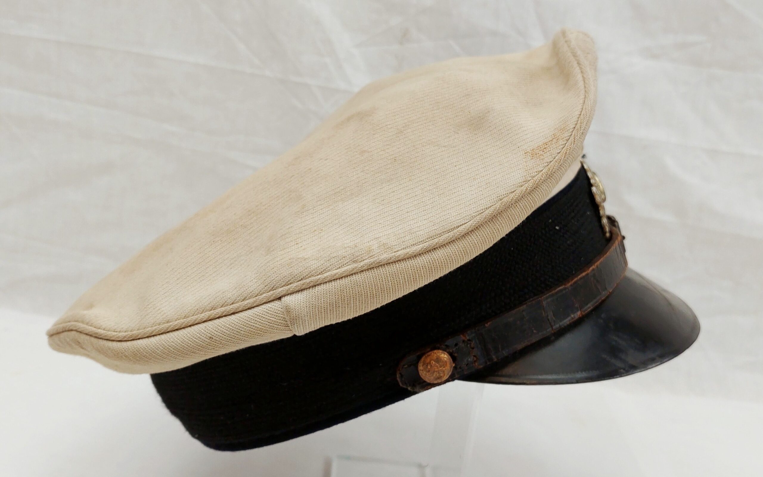 WW2 German Kriegsmarine Officers Visor Cap By Albert Kempf - Image 6