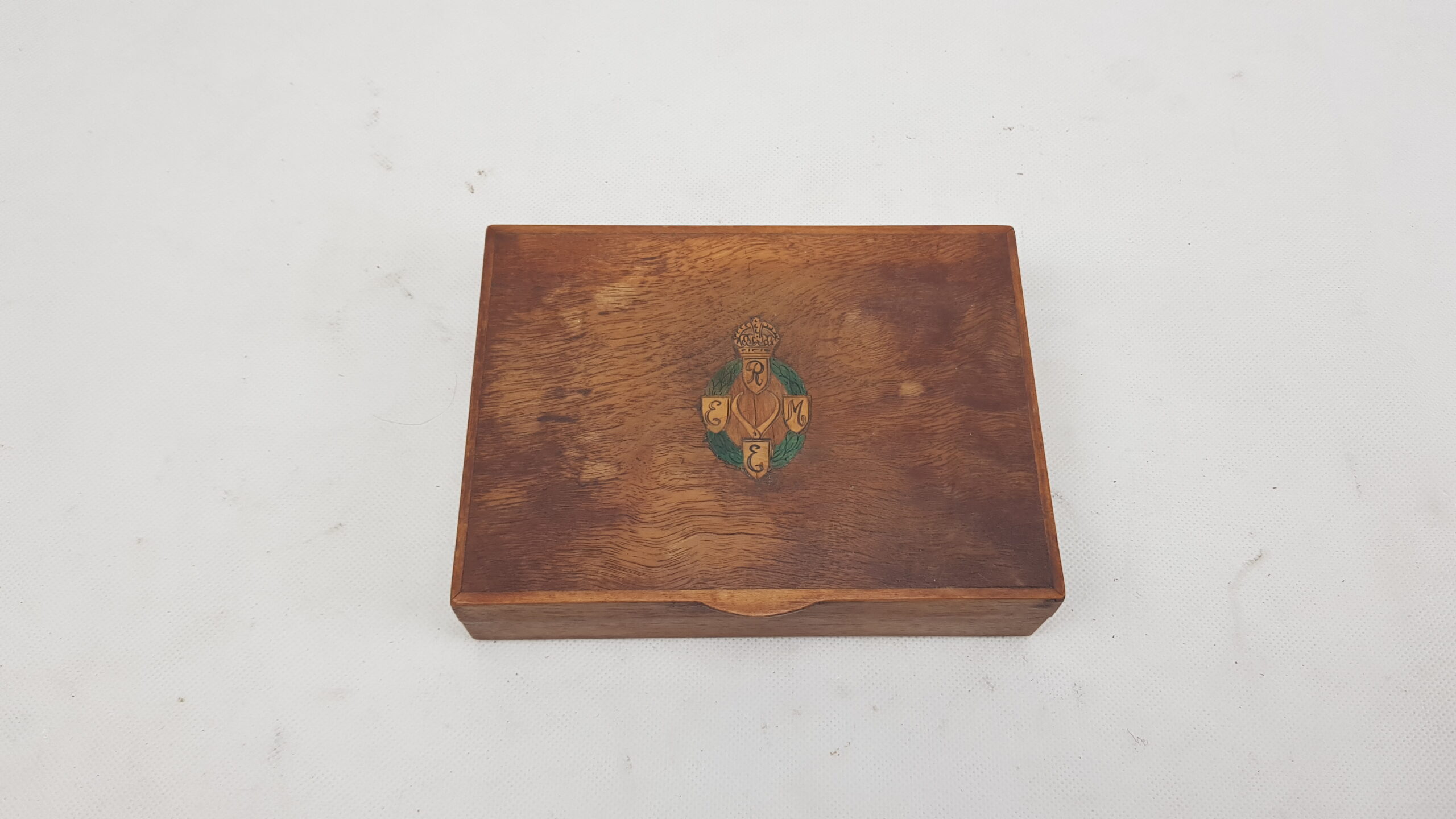 WW2 REME Wooden Small Ditty Box - Image 5