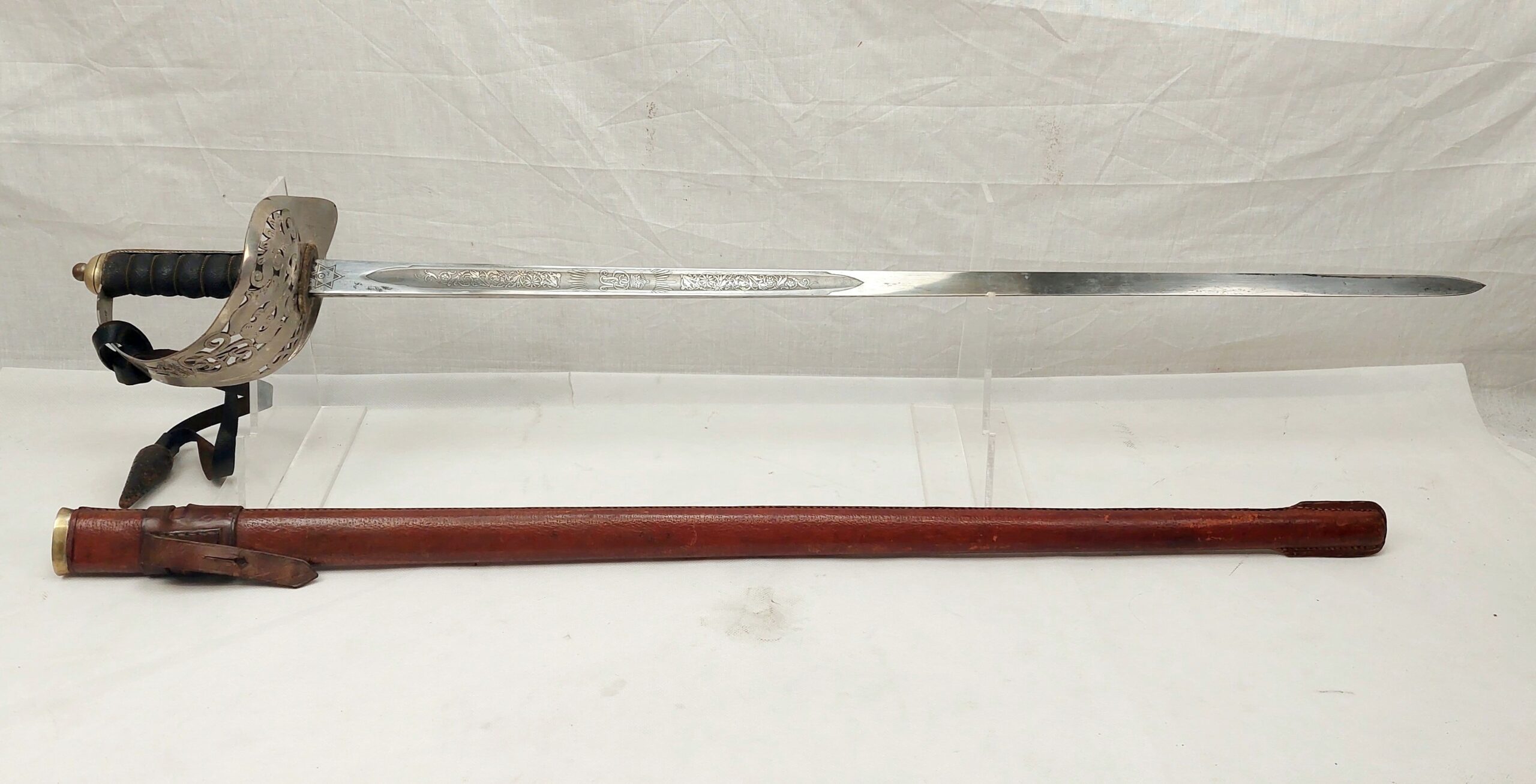 British George V 1897 Pattern Infantry Officers Sword By Batson Of London