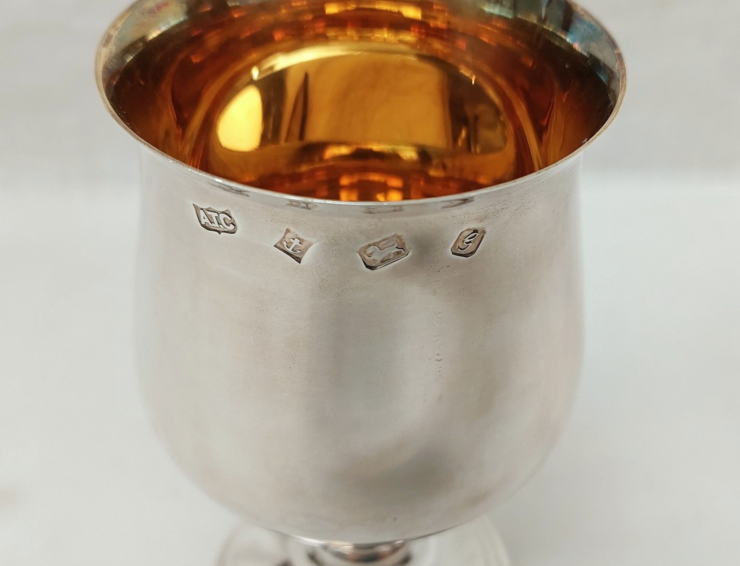 Cased Royal Wedding Prince Of Wales And Lady Diana 1981 Silver Goblet By A.T. Cannon #1 - Image 7