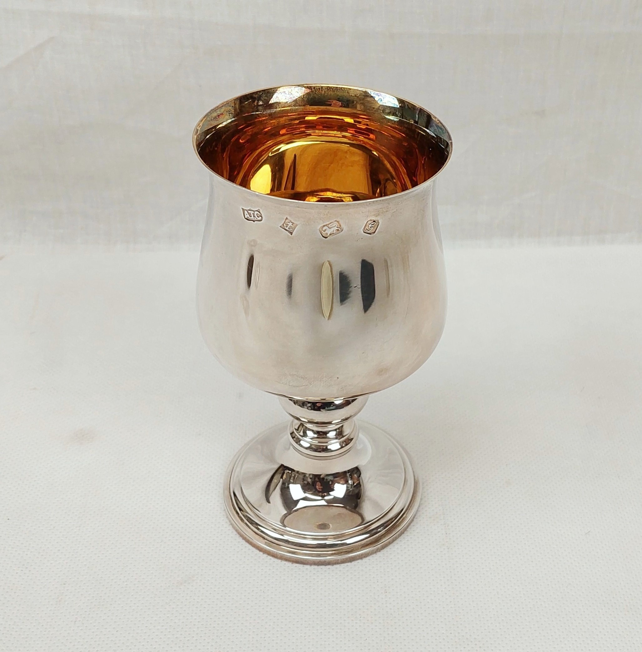 Cased Royal Wedding Prince Of Wales And Lady Diana 1981 Silver Goblet By A.T. Cannon #1 - Image 6